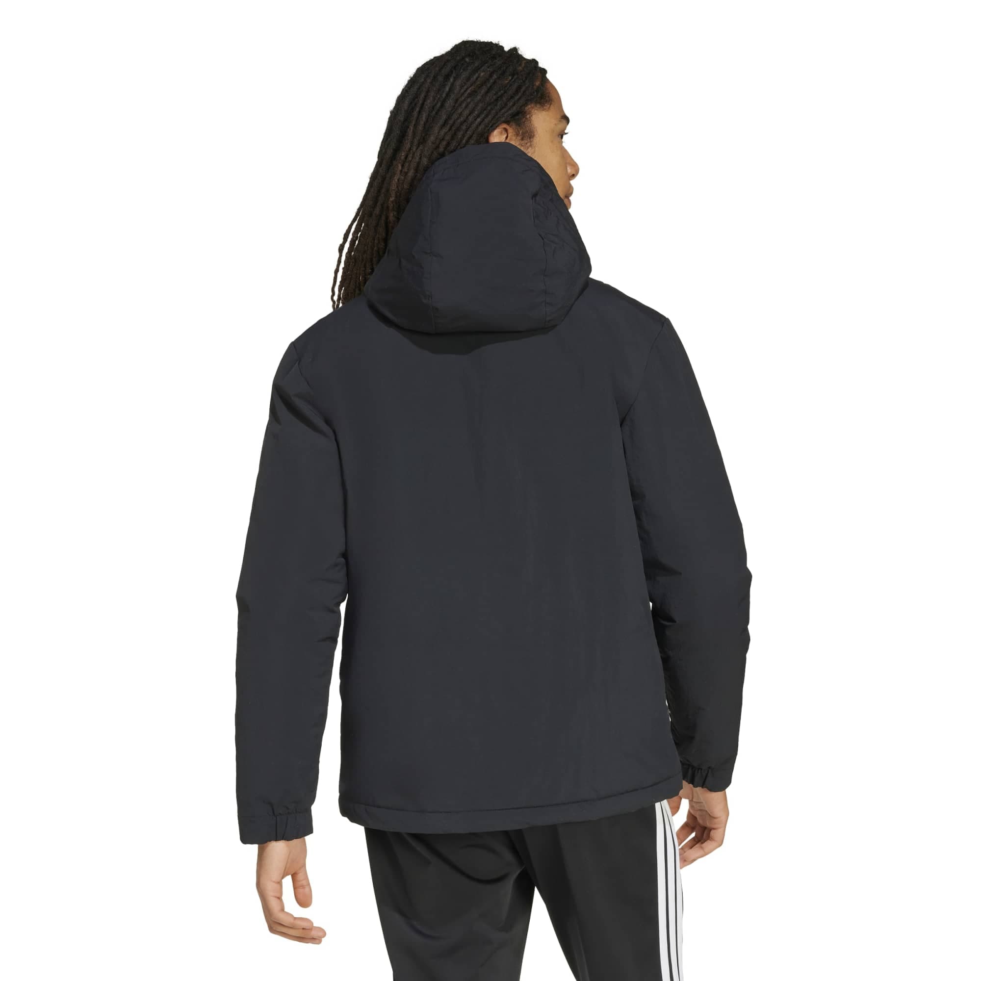 adidas adidas 3S Hooded Ins J Erkek - 5