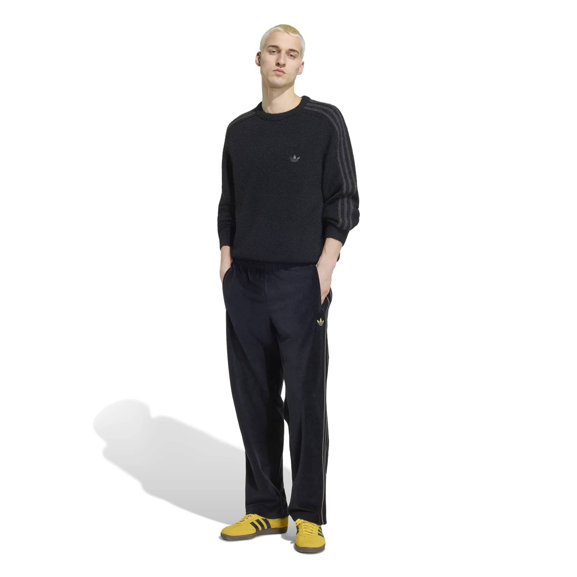 adidas adidas 3S Knıt Crew Erkek - 4