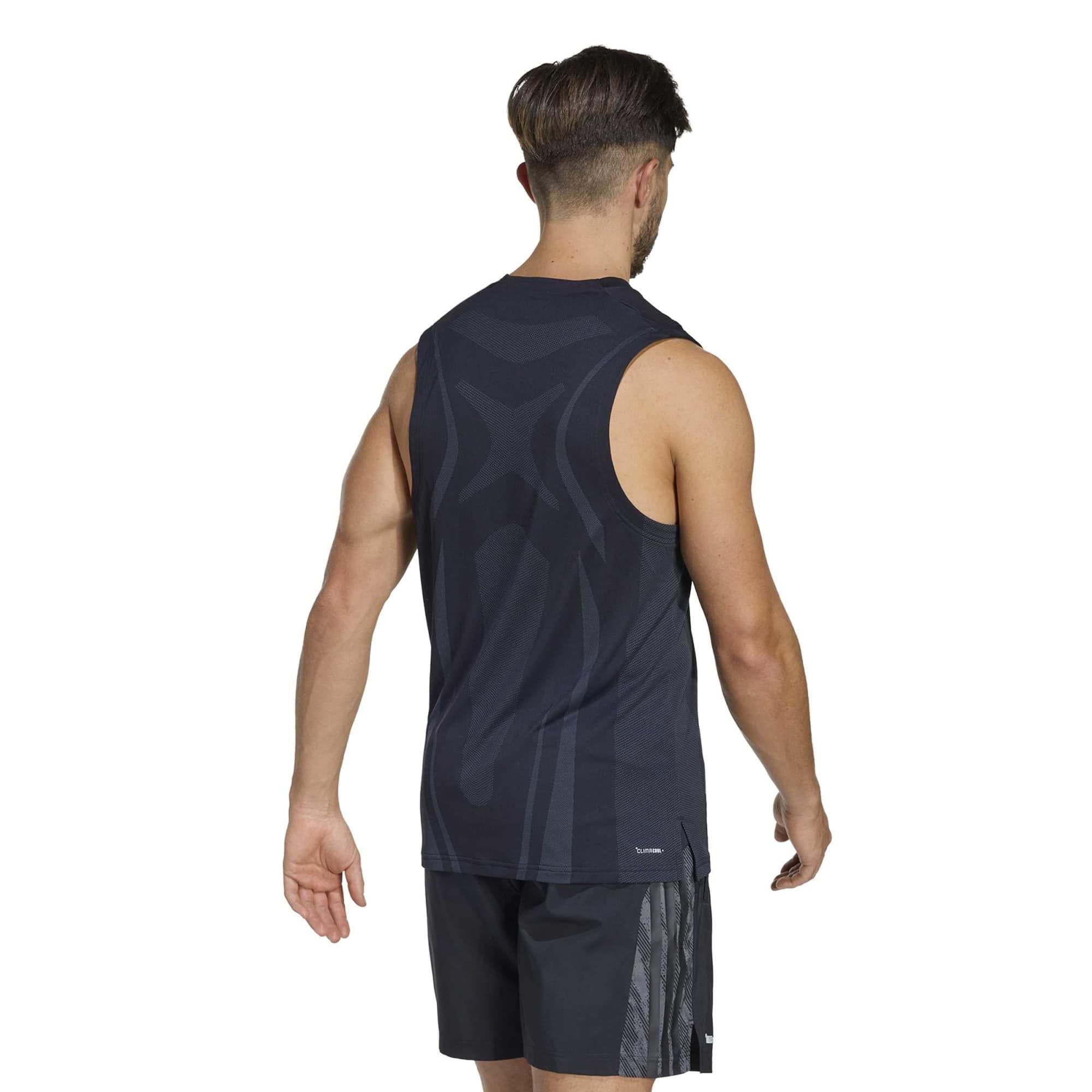 adidas adidas Aırchıll Tank Erkek T-Shirt Siyah - 2
