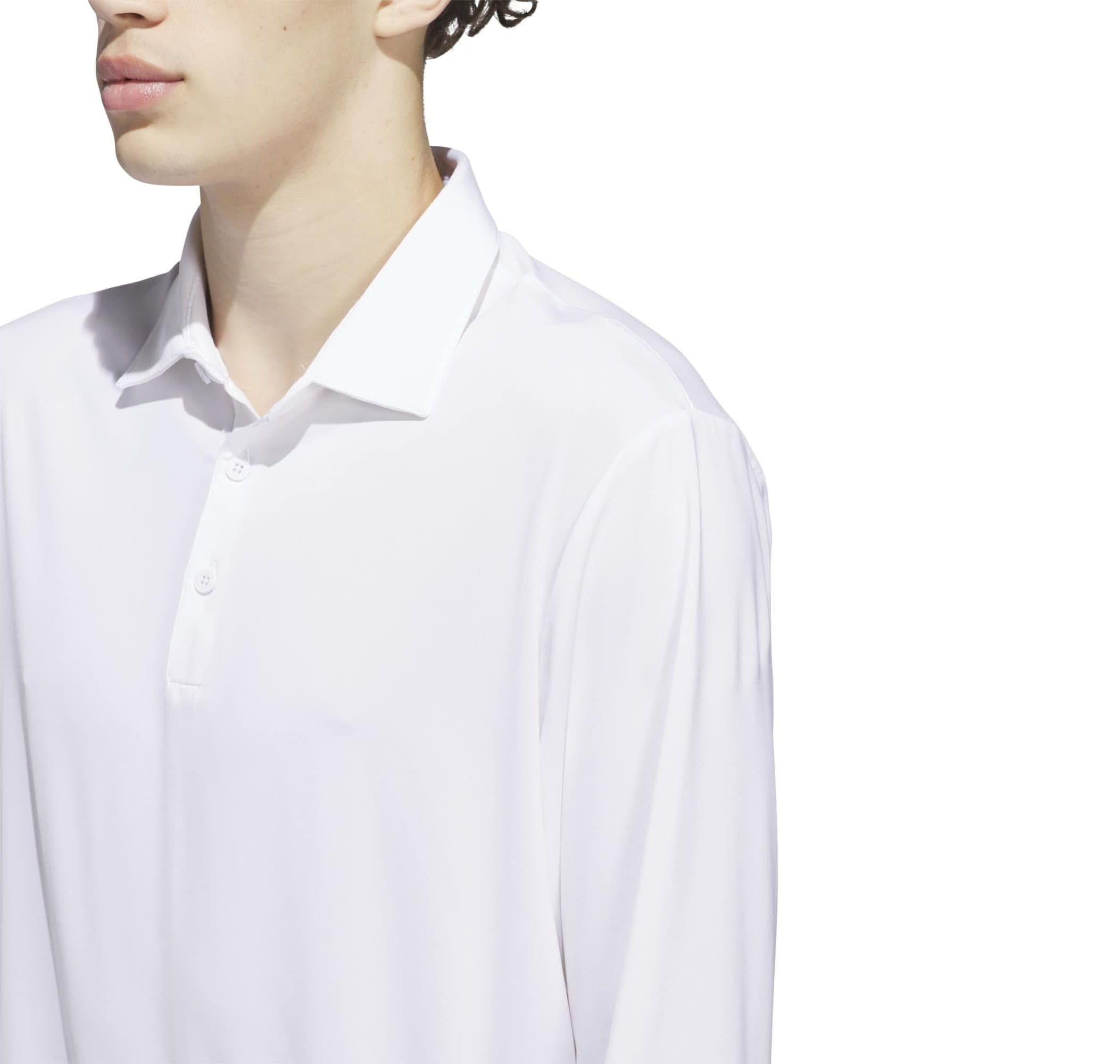 adidas adidas Core Ls Polo Erkek T-Shirt Beyaz - 4
