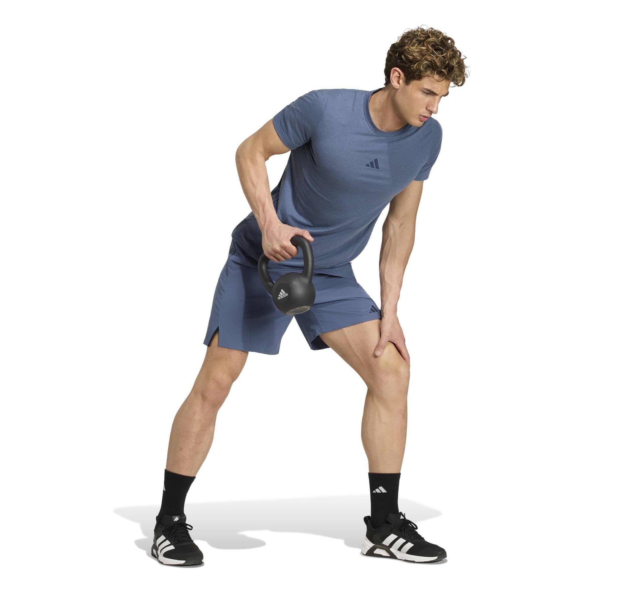 adidas adidas D4T Short Erkek Şort Ve Kapri Mavi - 5