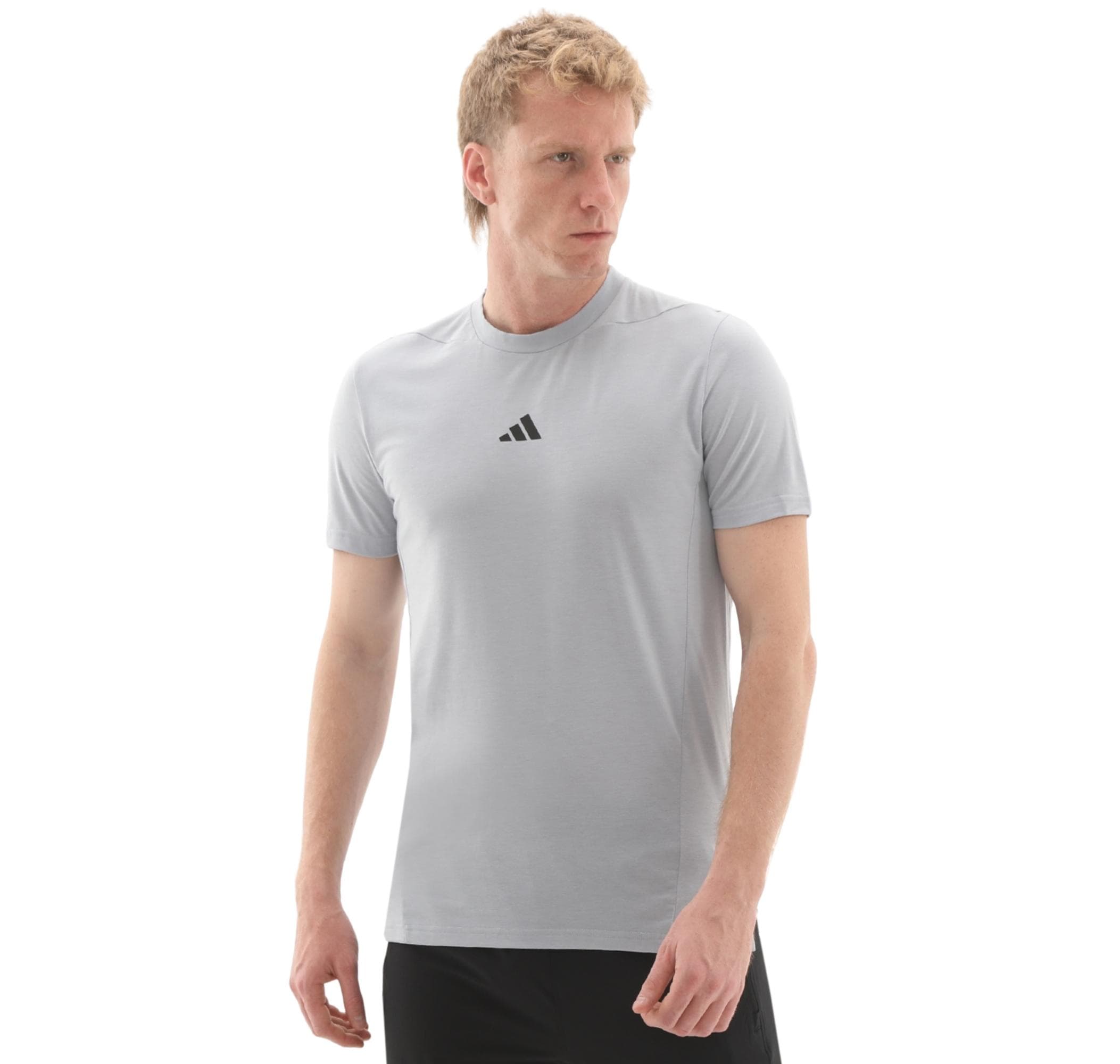 adidas adidas D4T Tee Erkek T-Shirt Gri - 3