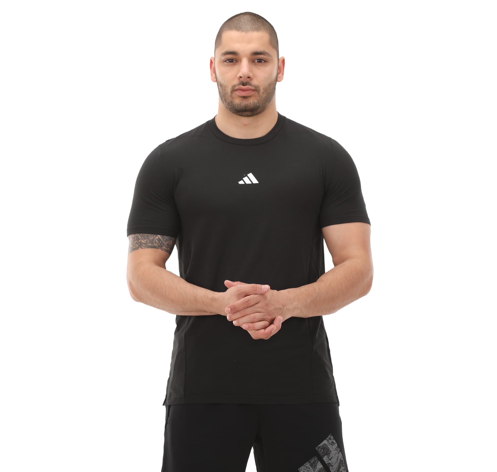 adidas adidas D4T Tee Erkek T-Shirt Siyah