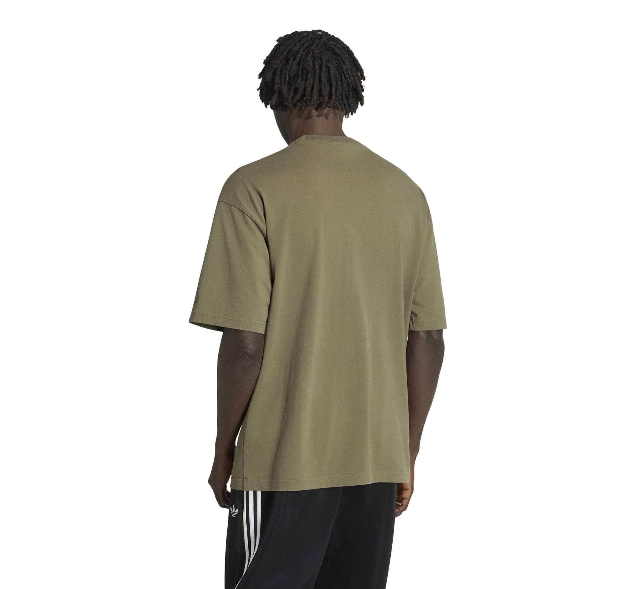 adidas adidas Elevated Gfx Te Erkek T-Shirt Haki - 2