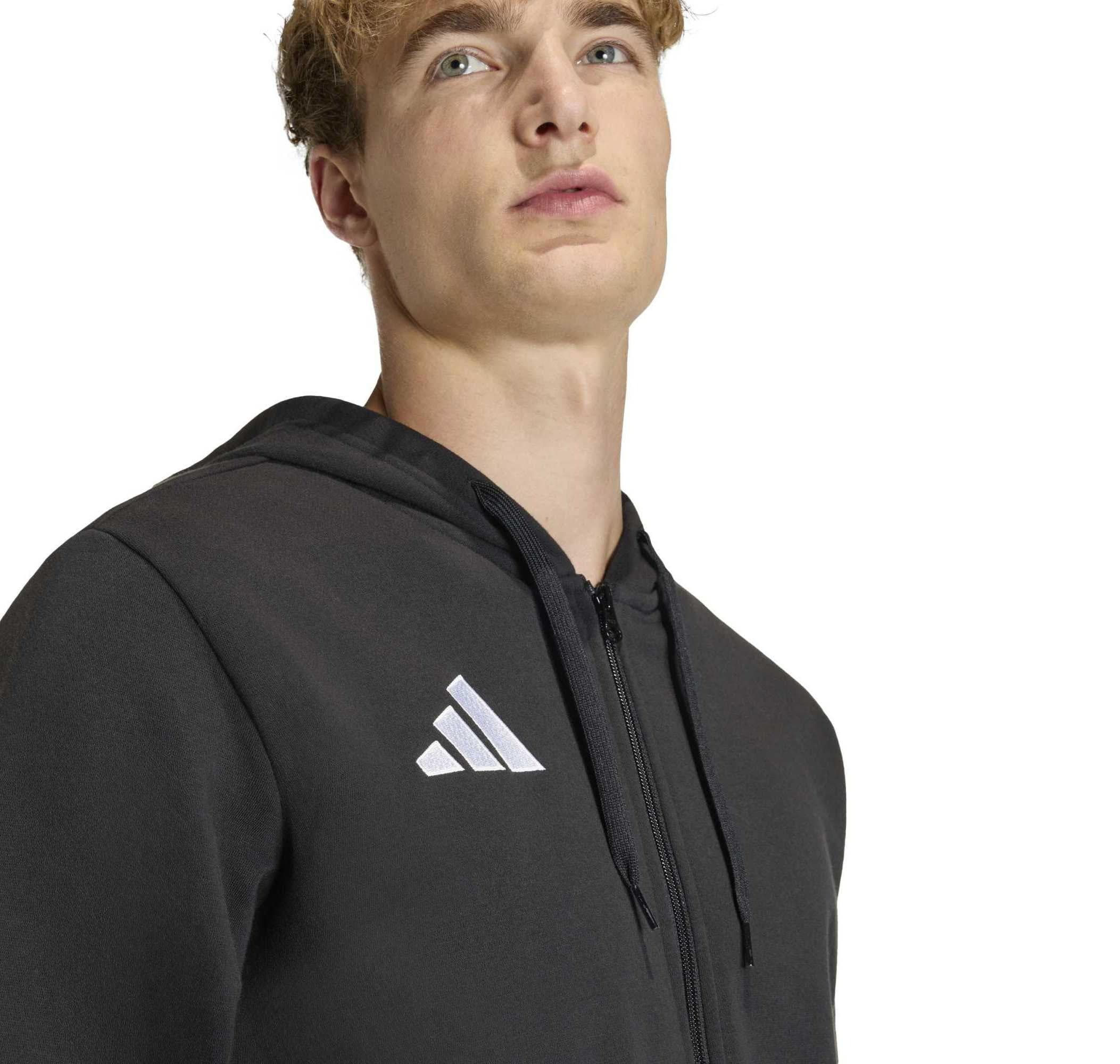 adidas adidas Ent26 Fz Hood Erkek Sweatshirt Siyah - 4