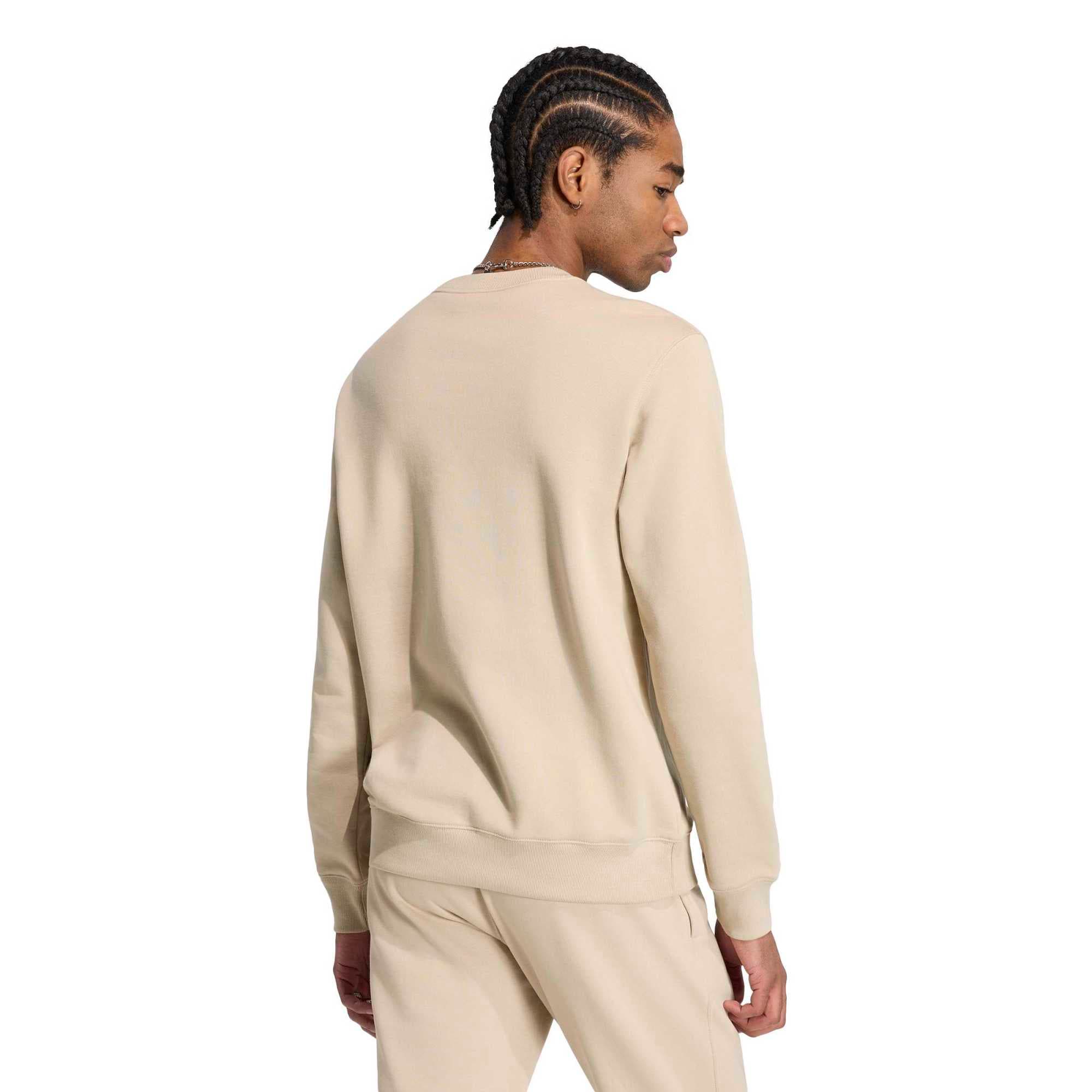 adidas adidas Ess Crew Ft Erkek Sweatshirt Bej - 2
