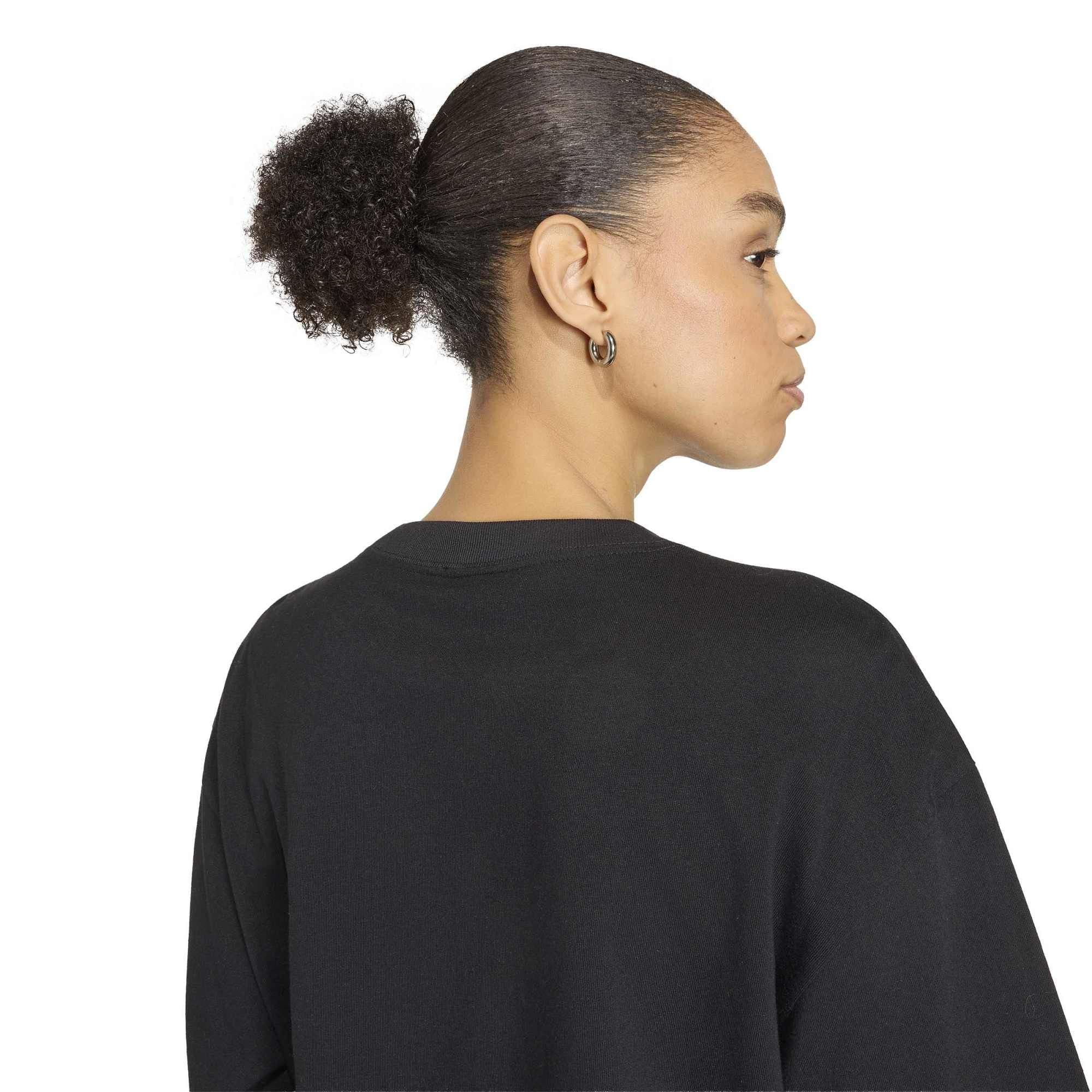 adidas adidas Ess Crop Tee Kadın T-Shirt Siyah - 4