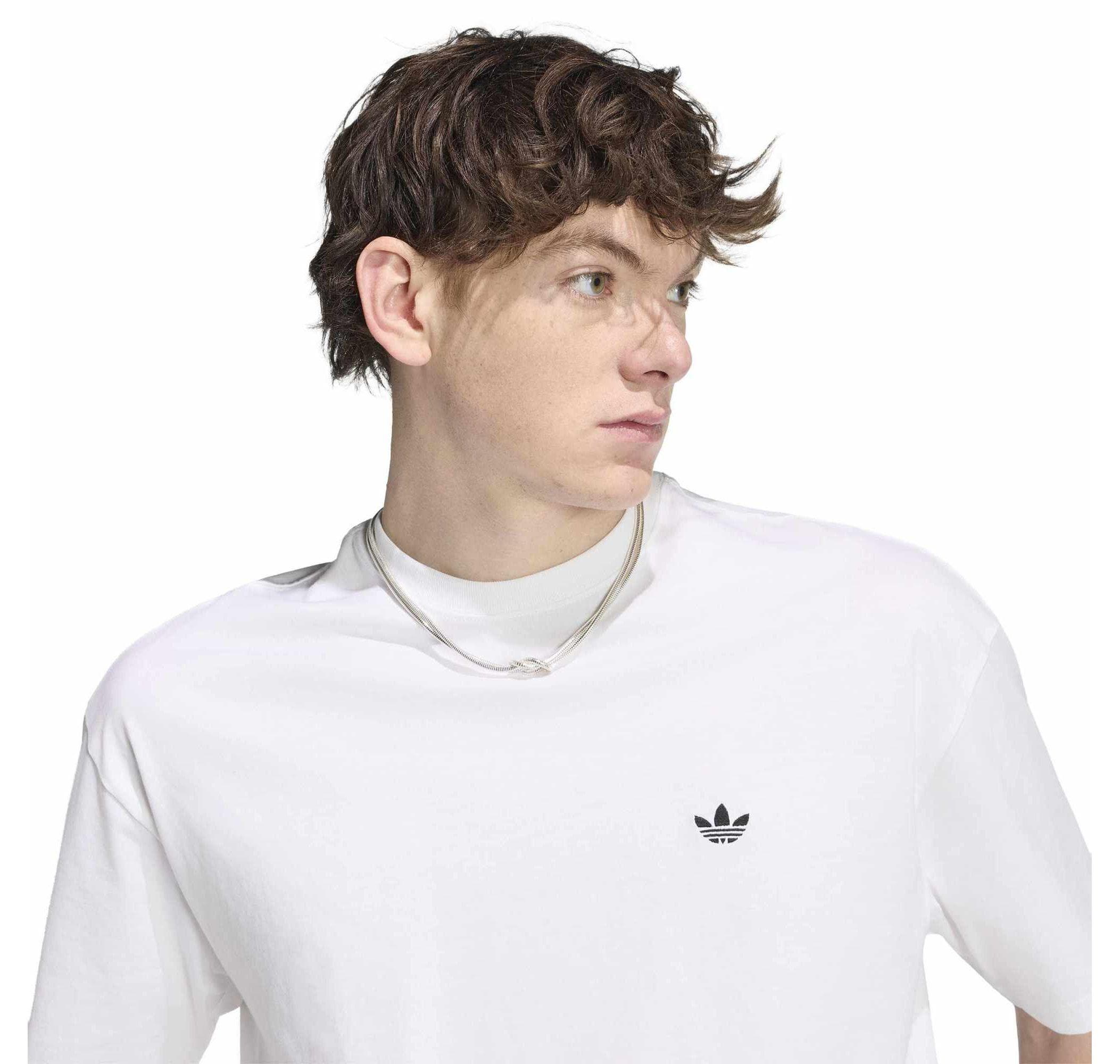 adidas adidas Ess Loose Tee Erkek T-Shirt Beyaz - 4