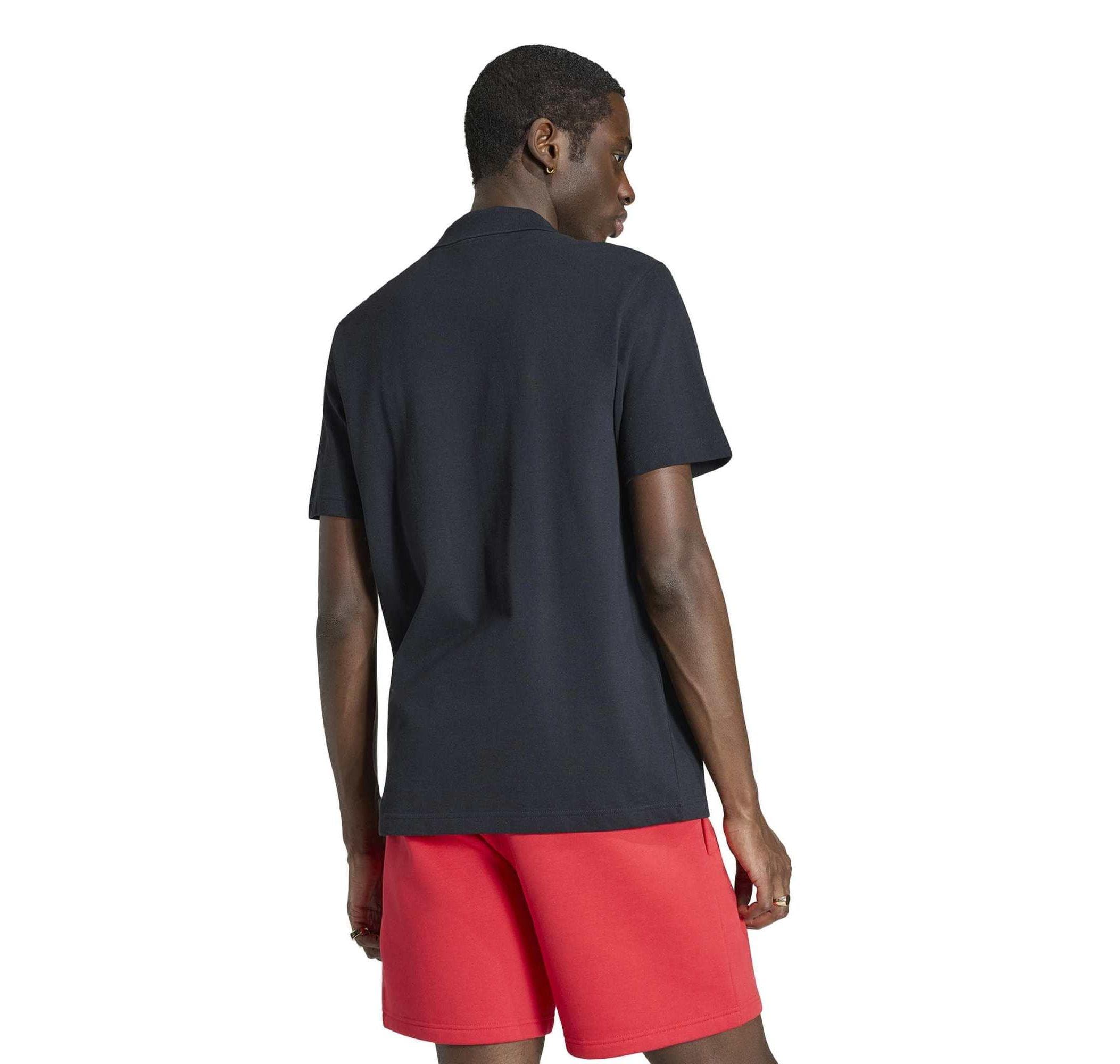 adidas adidas Ess Polo Tee Erkek T-Shirt Siyah - 2