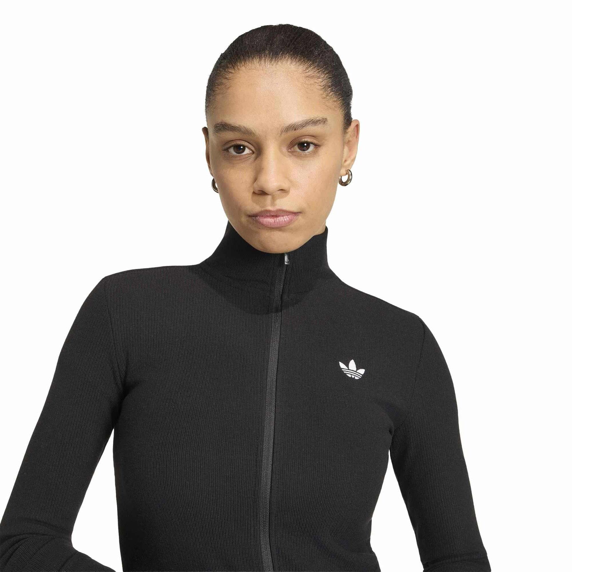 adidas adidas Ess Rıb Fz Tt Kadın Ceket Siyah - 3