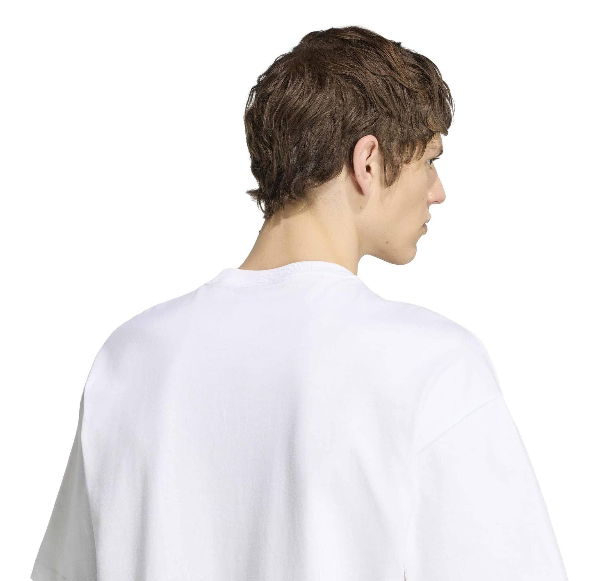 adidas adidas Ess Tee Erkek T-Shirt Beyaz - 5