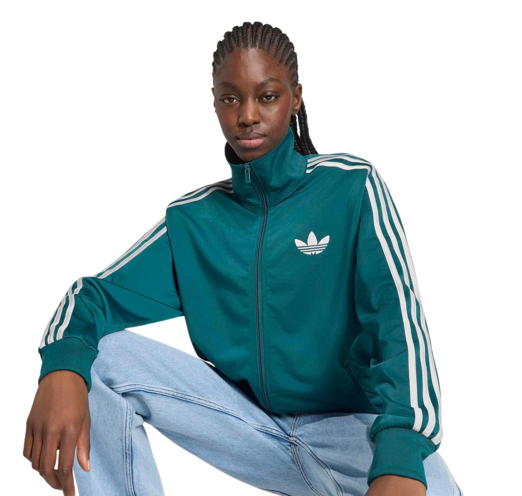 adidas adidas Fb Tt Loose Kadın Ceket Yeşil - 3