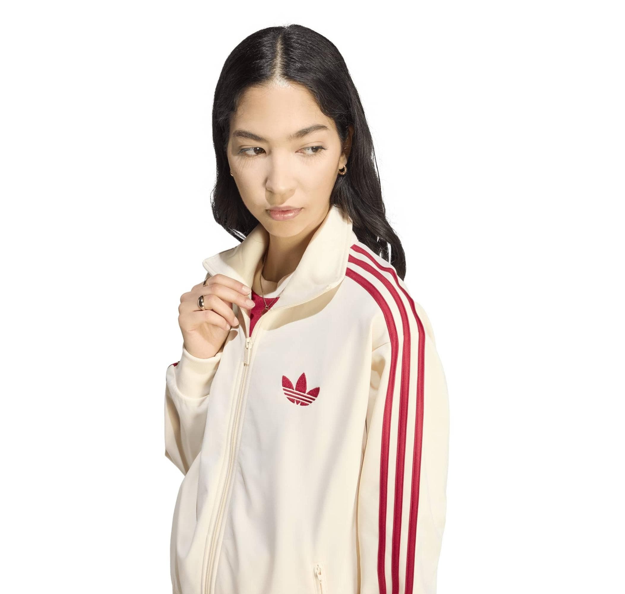 adidas adidas Fb Tt Loose Kadın Ceket Krem - 4