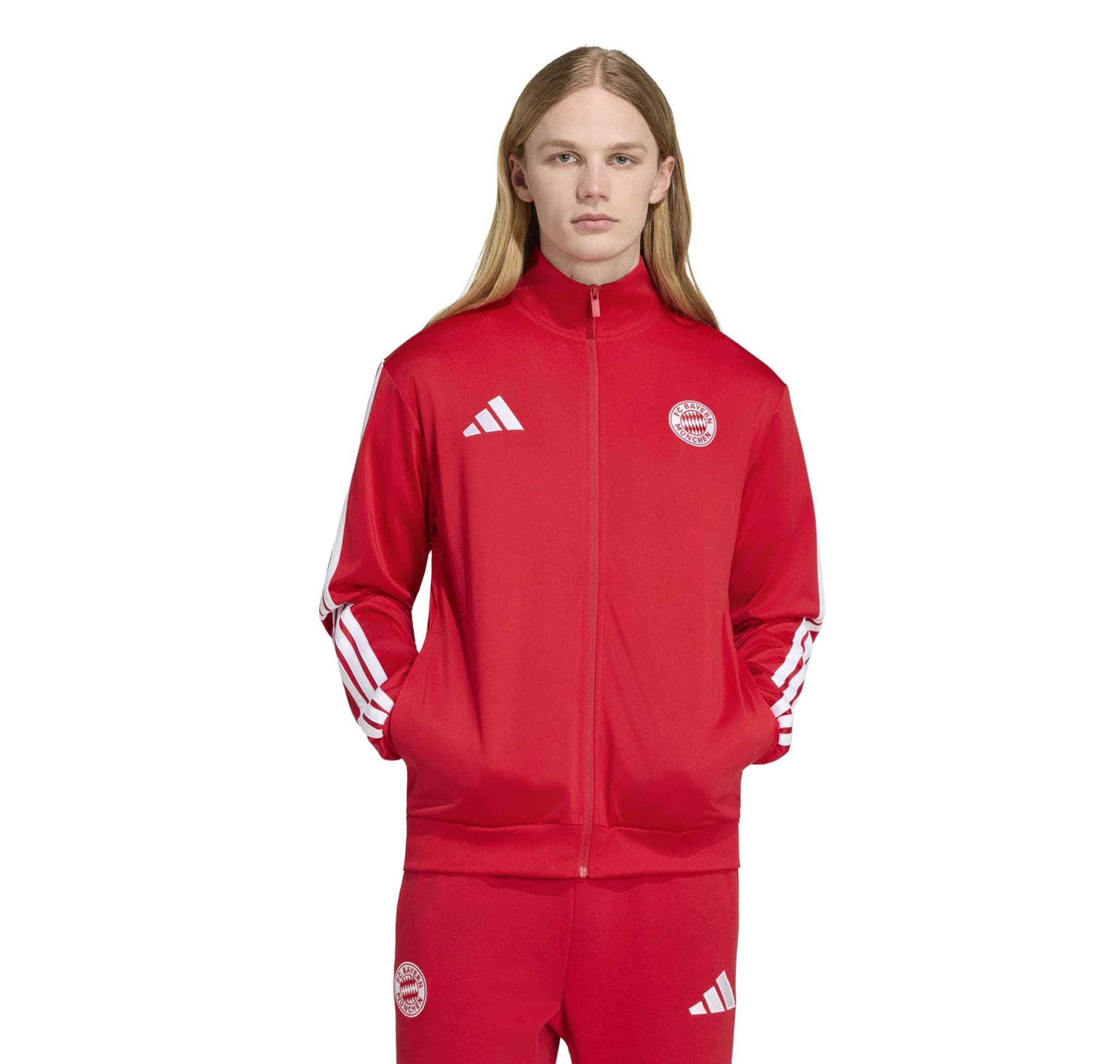 adidas adidas Fc Bayern Muenchen Dna Tt Erkek Ceket Kırmızı
