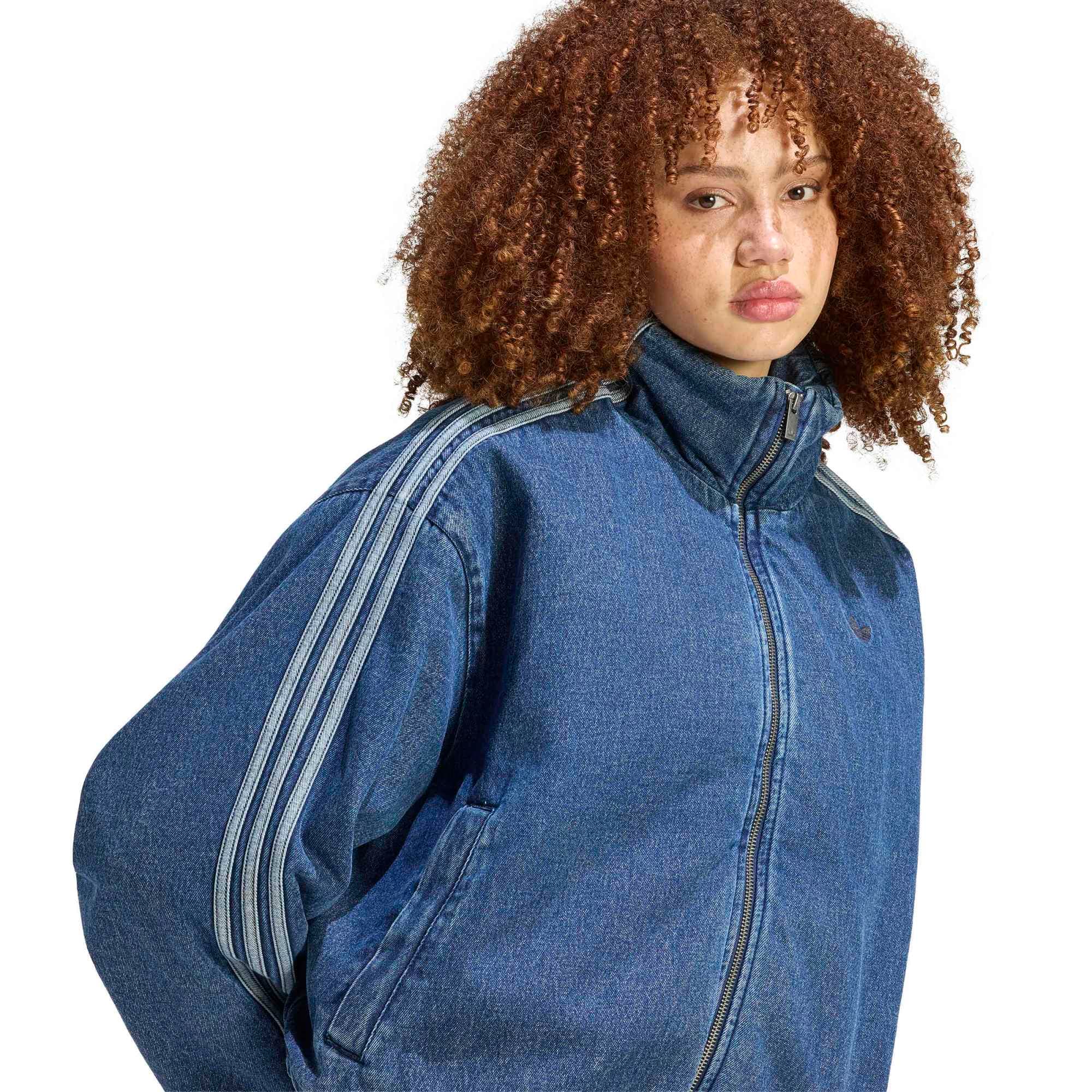 adidas adidas Fırebırd Jkt Kadın Ceket Mavi - 5
