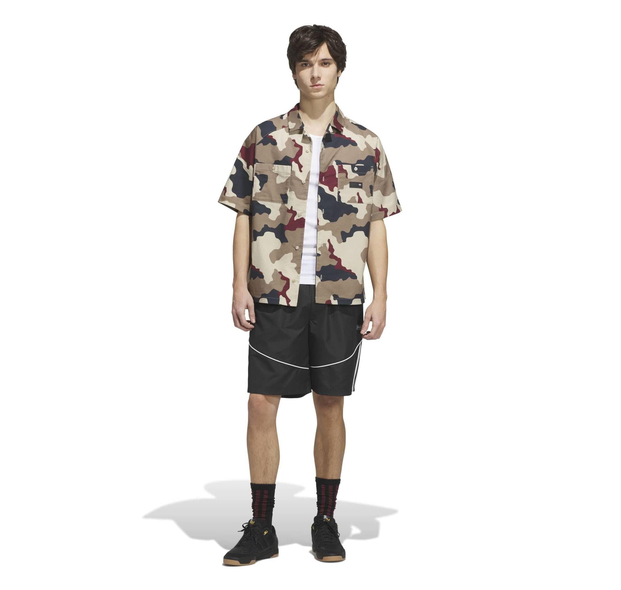 adidas adidas Fs+ Button Up Erkek Gömlek Haki - 3