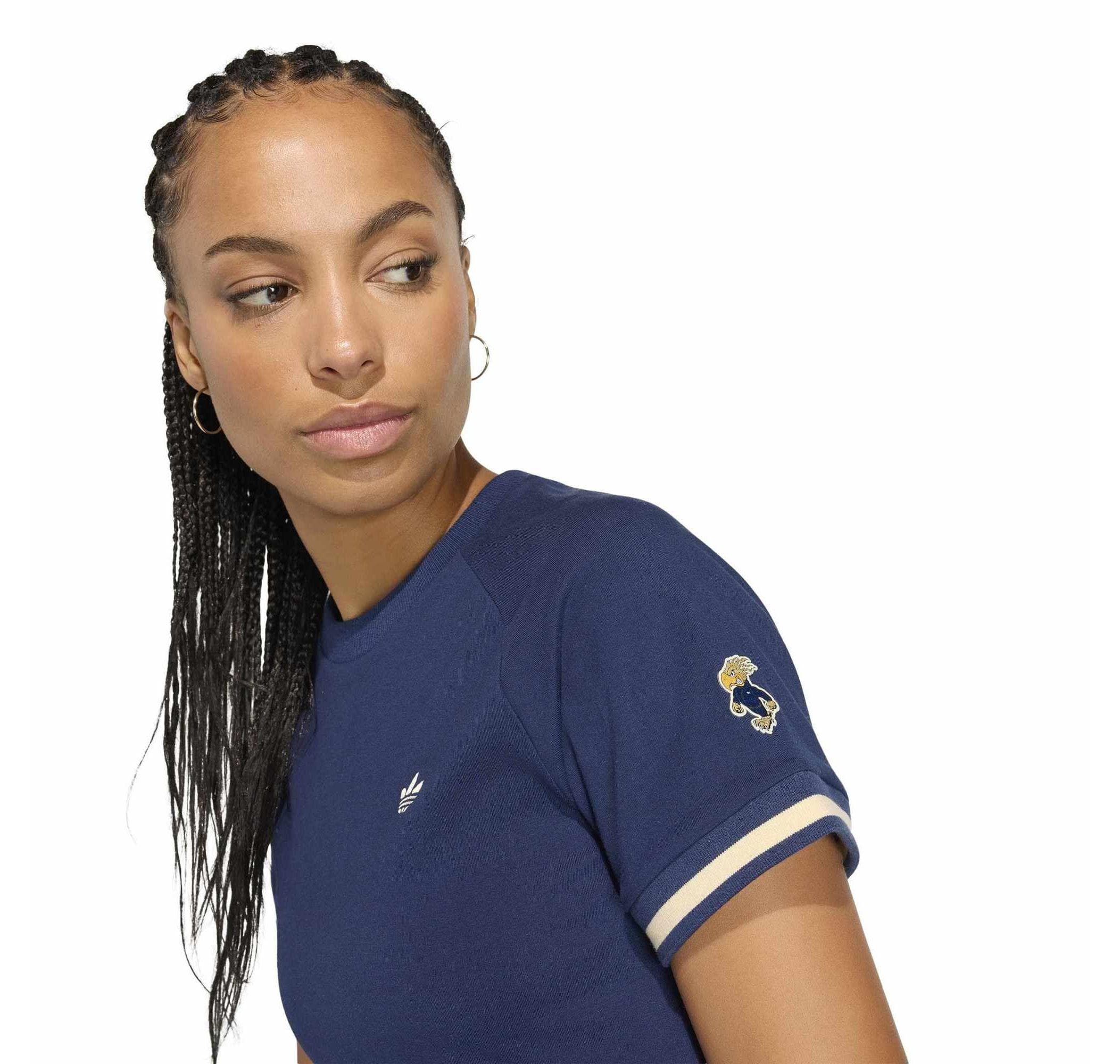 adidas adidas Graphıc Tee Kadın T-Shirt Lacivert - 4