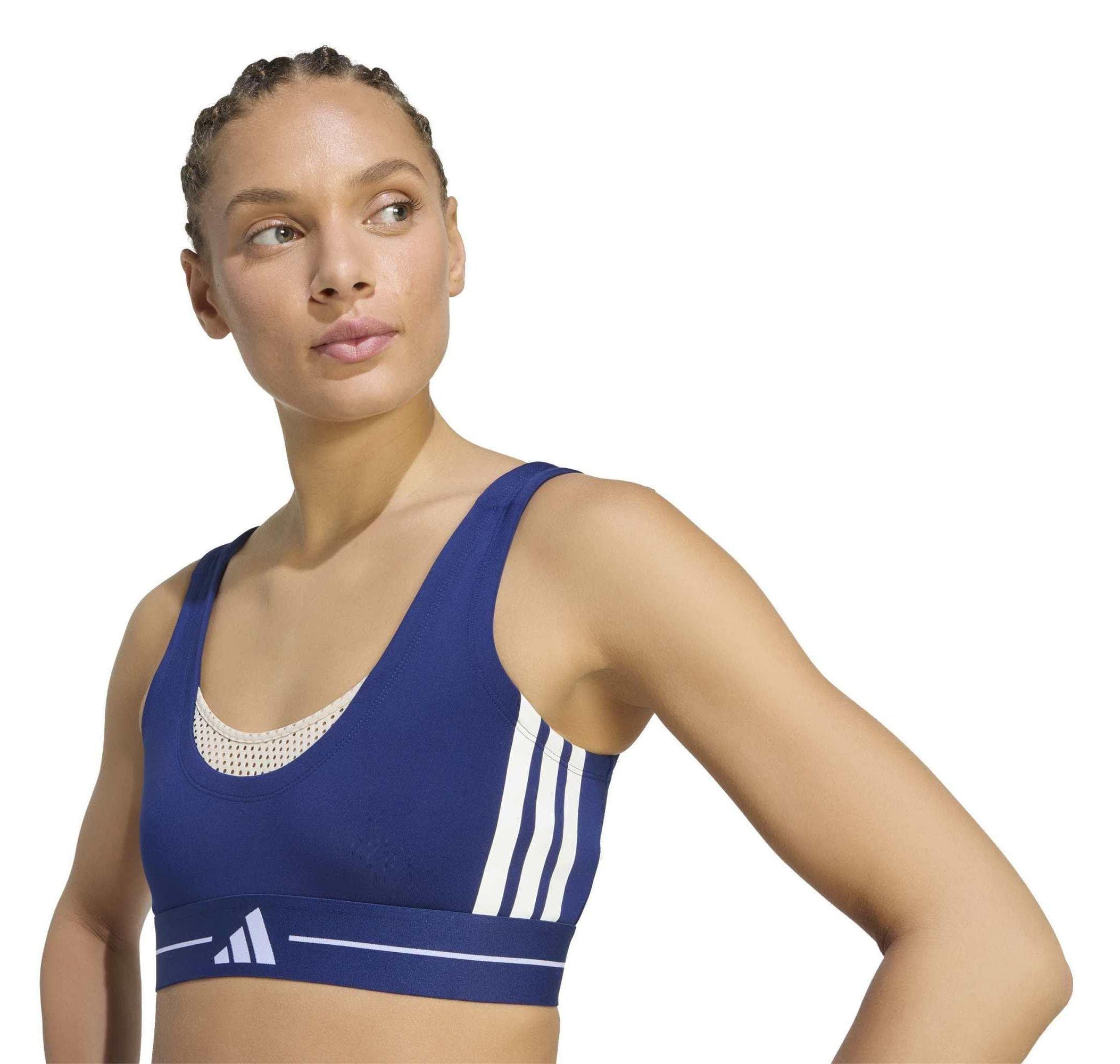 adidas adidas Hyg Bralette D Kadın Büstiyer Lacivert - 3