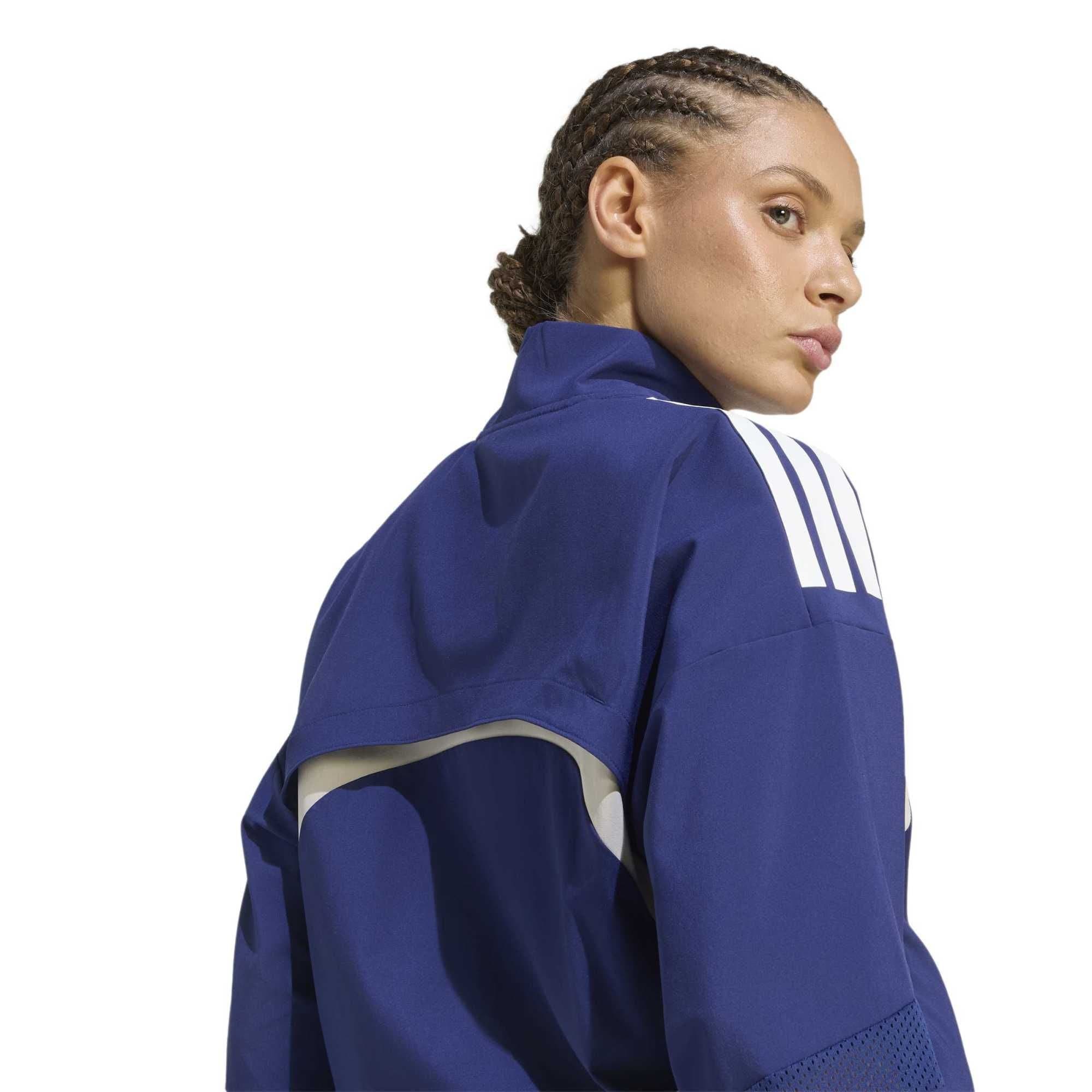 adidas adidas Hyg Sw Wınd Dna Kadın Ceket Mavi - 4