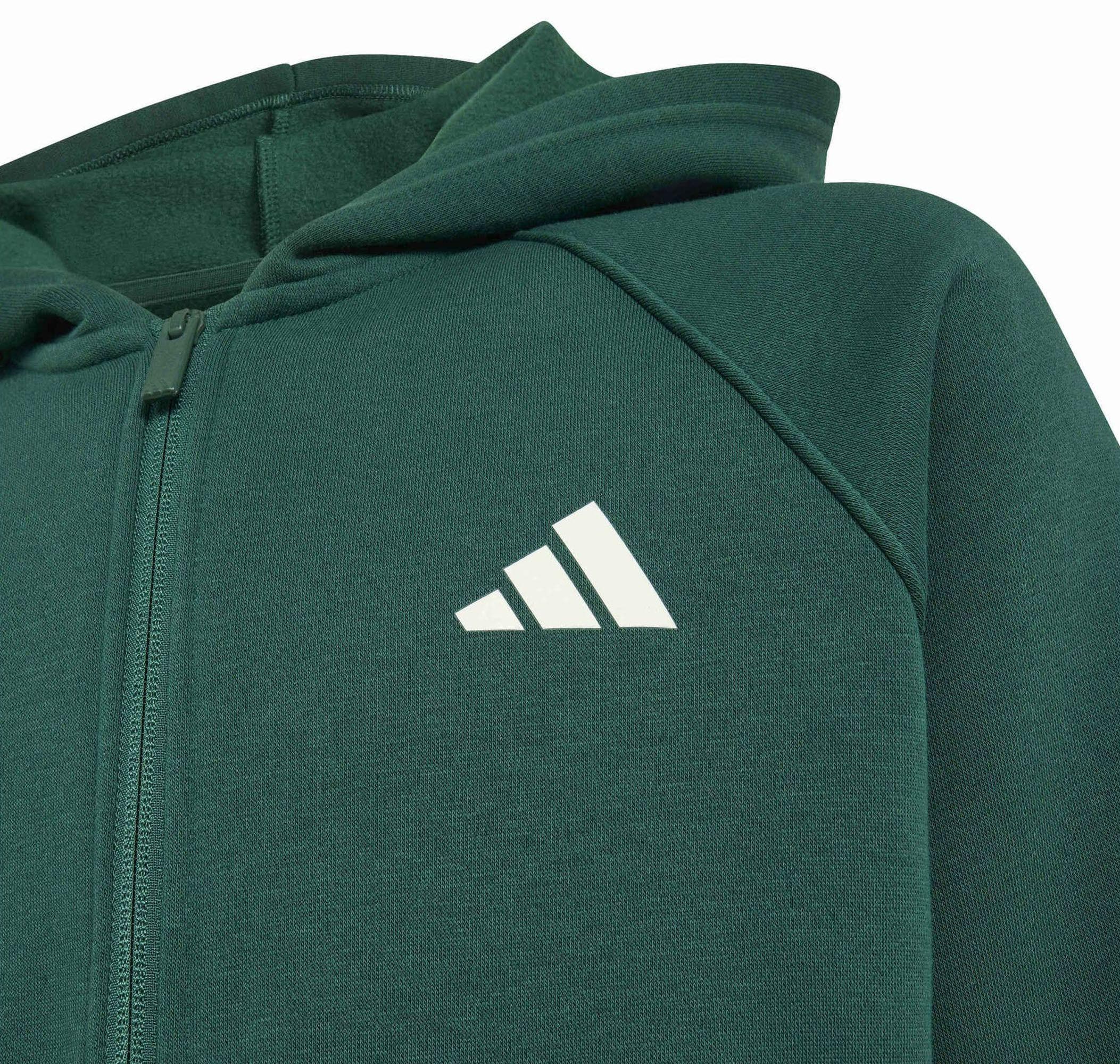 adidas adidas J Clgt Fz Hd Çocuk Ceket Yeşil - 3
