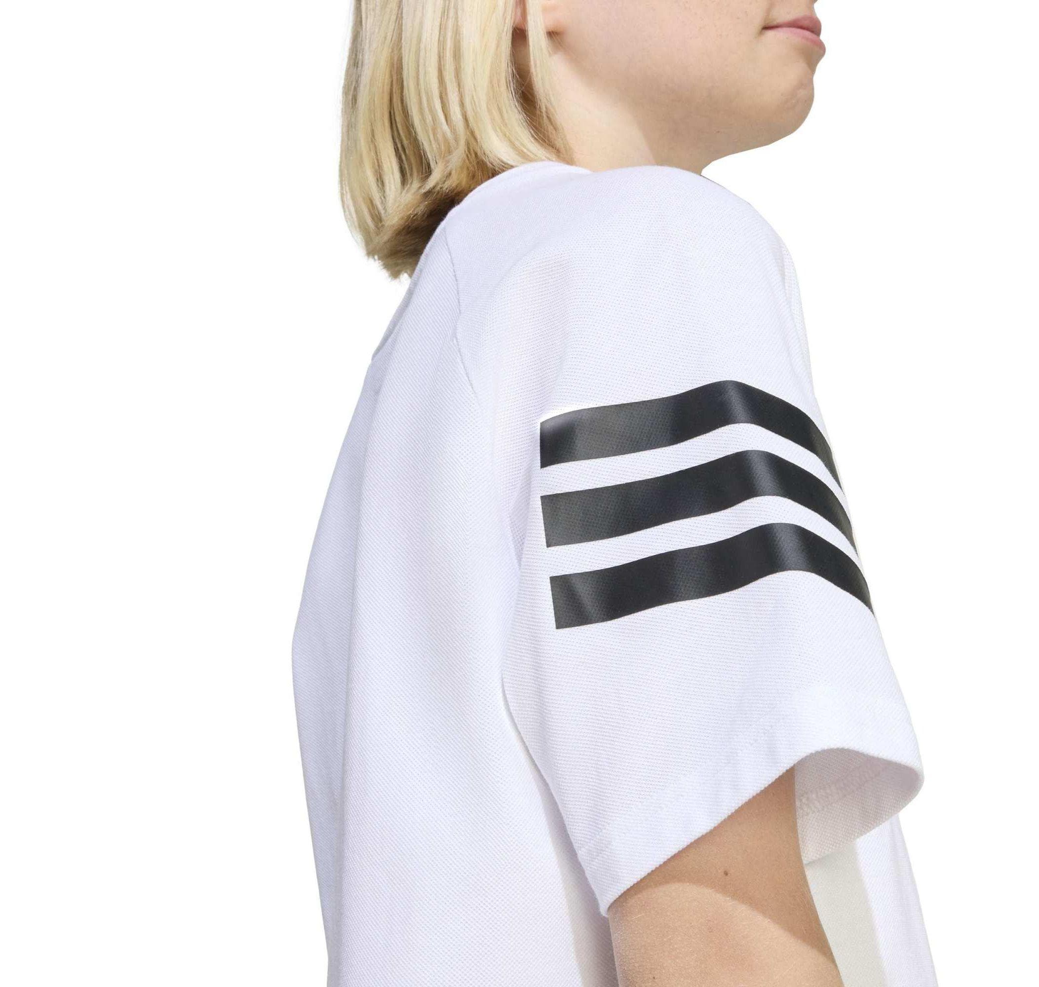 adidas adidas J Fı 3S  Tee Çocuk T-Shirt Beyaz - 4