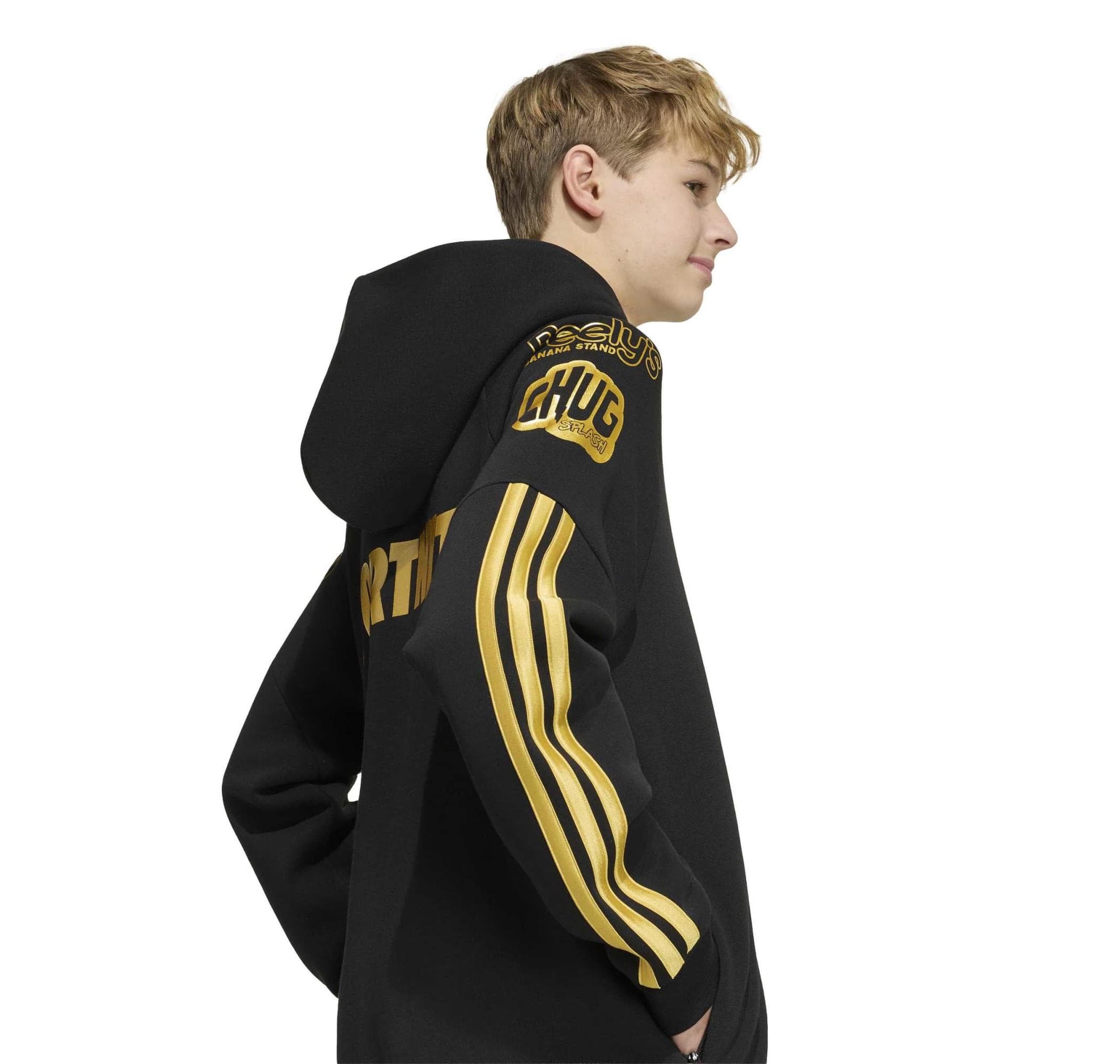 adidas adidas J Fn Hd Çocuk Sweatshirt Siyah - 2