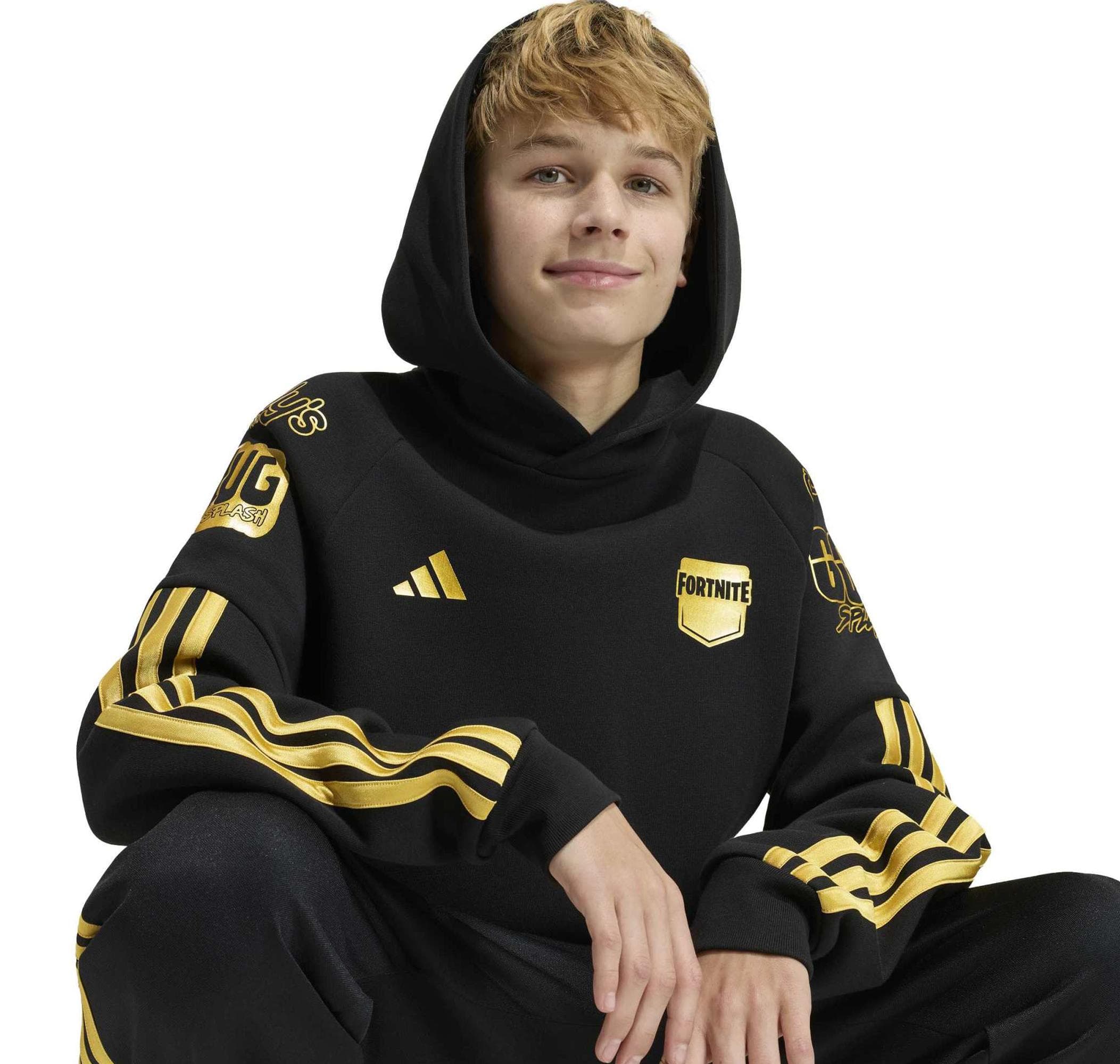 adidas adidas J Fn Hd Çocuk Sweatshirt Siyah - 4