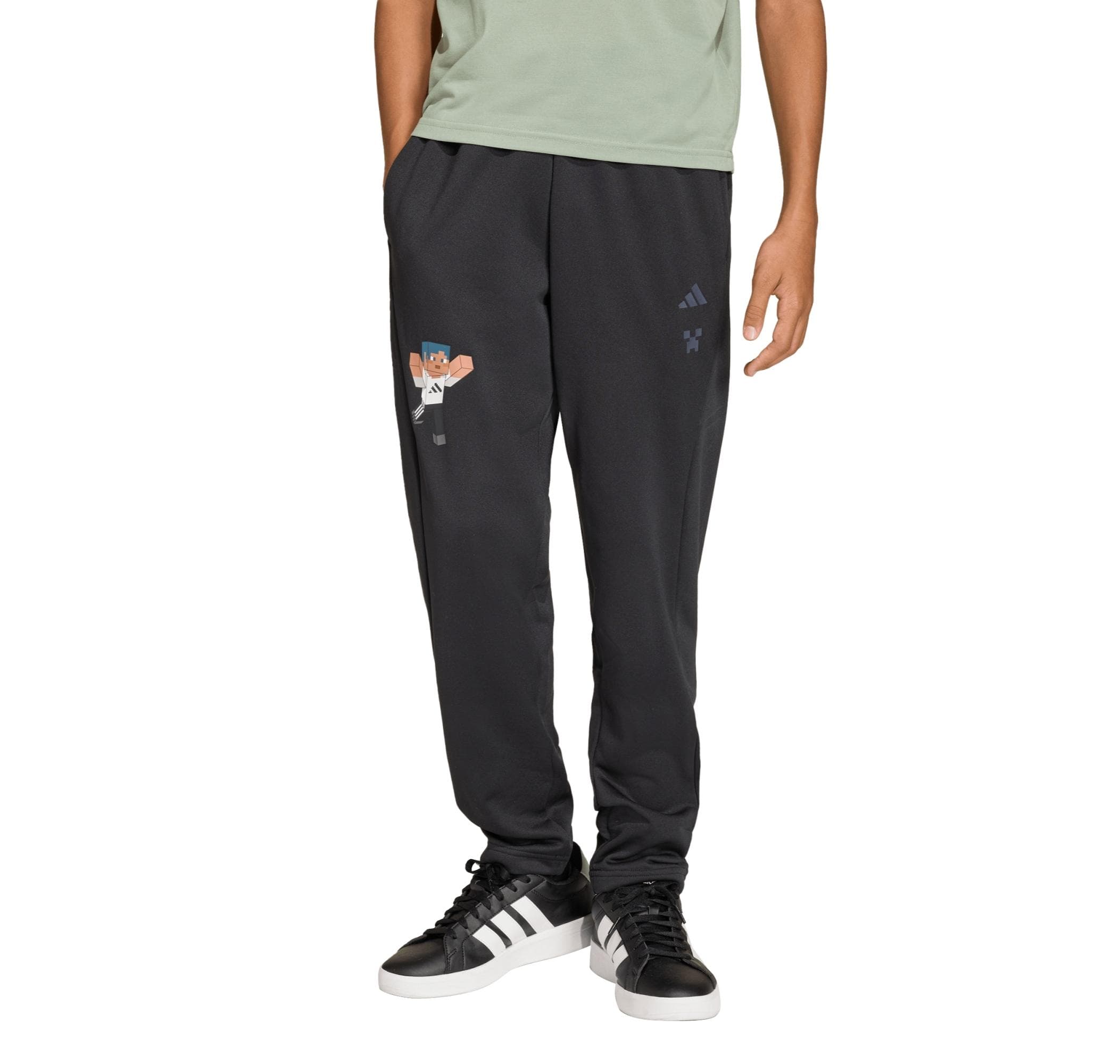adidas adidas Mınecraft Pant Çocuk Eşofman Altı Siyah - 2