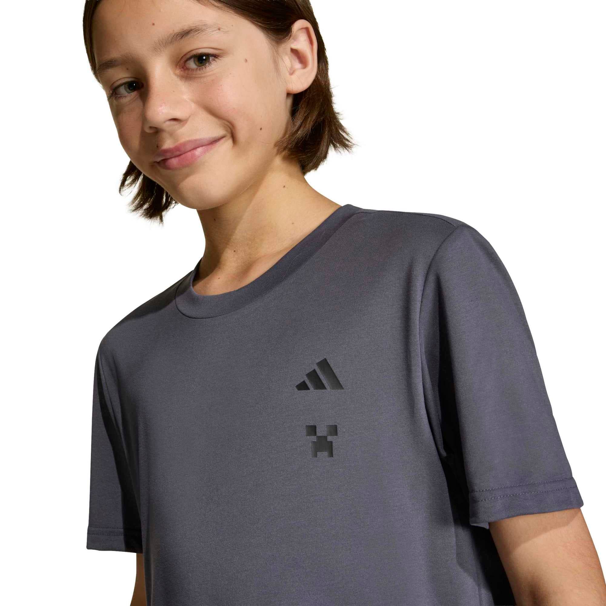 adidas adidas J Mc Tr Tee Çocuk T-Shirt Gri - 3