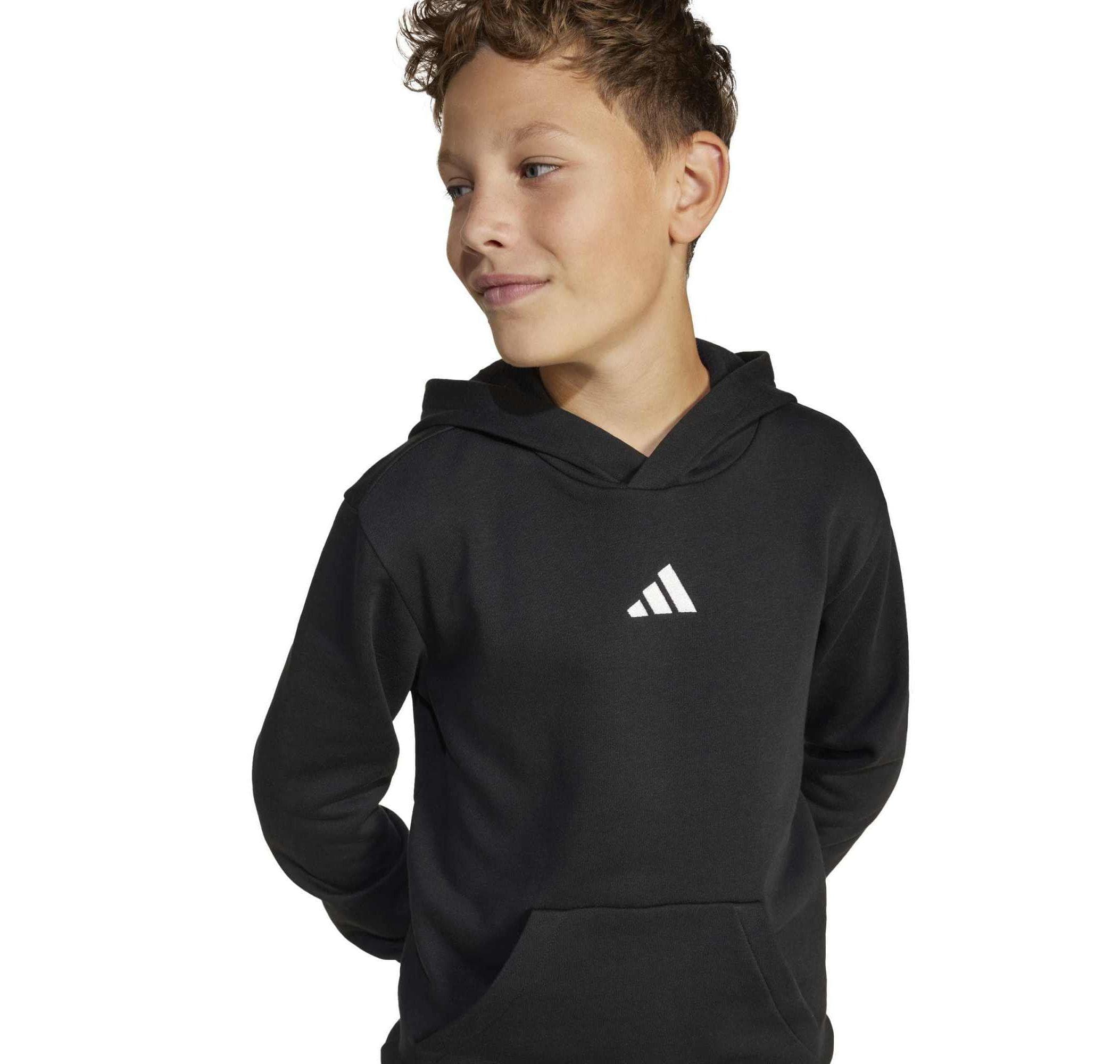 adidas adidas J Sl Fl Hd 225 Çocuk Sweatshirt Siyah - 5