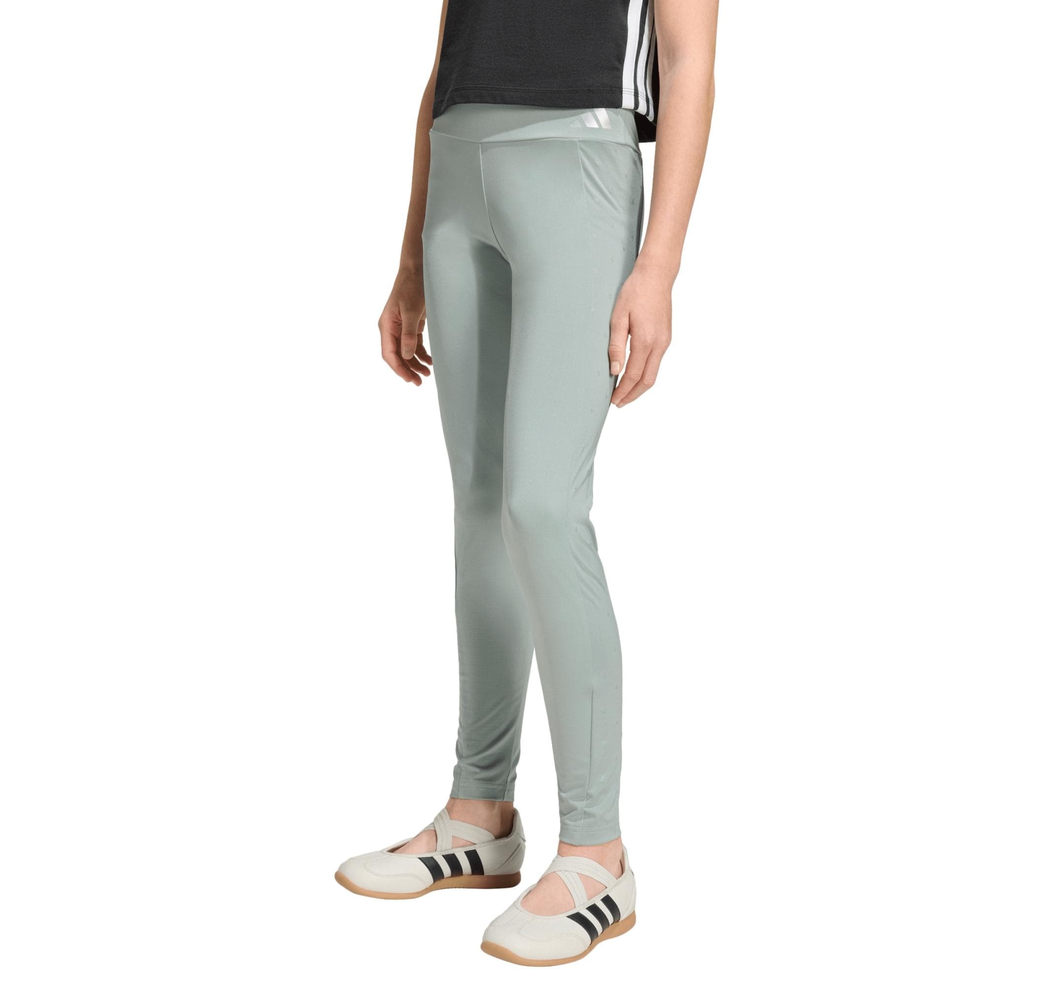 adidas adidas Jg Glam Leg Çocuk Tayt Açık Mavi - 2