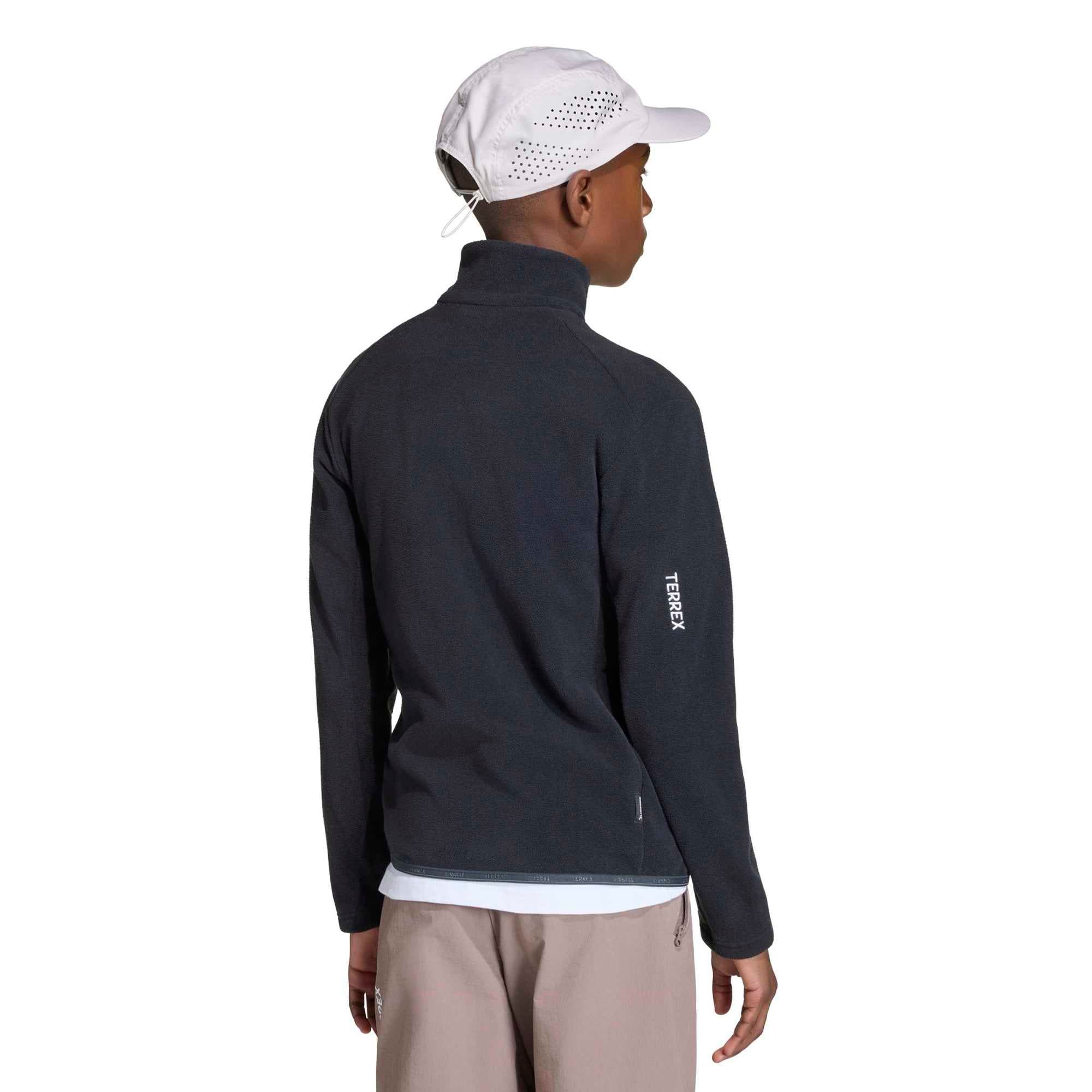 adidas adidas K Mt Fz Fleece Çocuk Ceket Siyah - 2