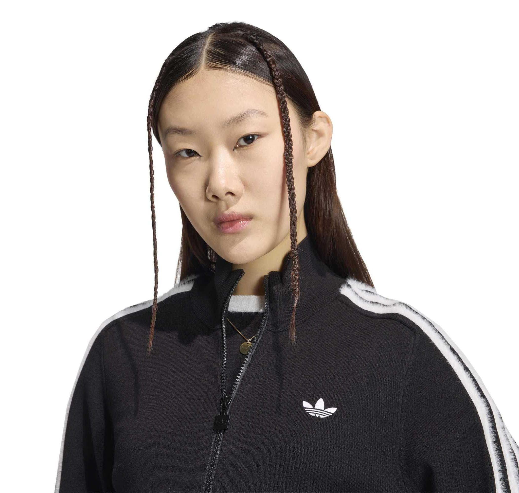 adidas adidas Knıt Fb Tt Kadın Ceket Siyah - 3