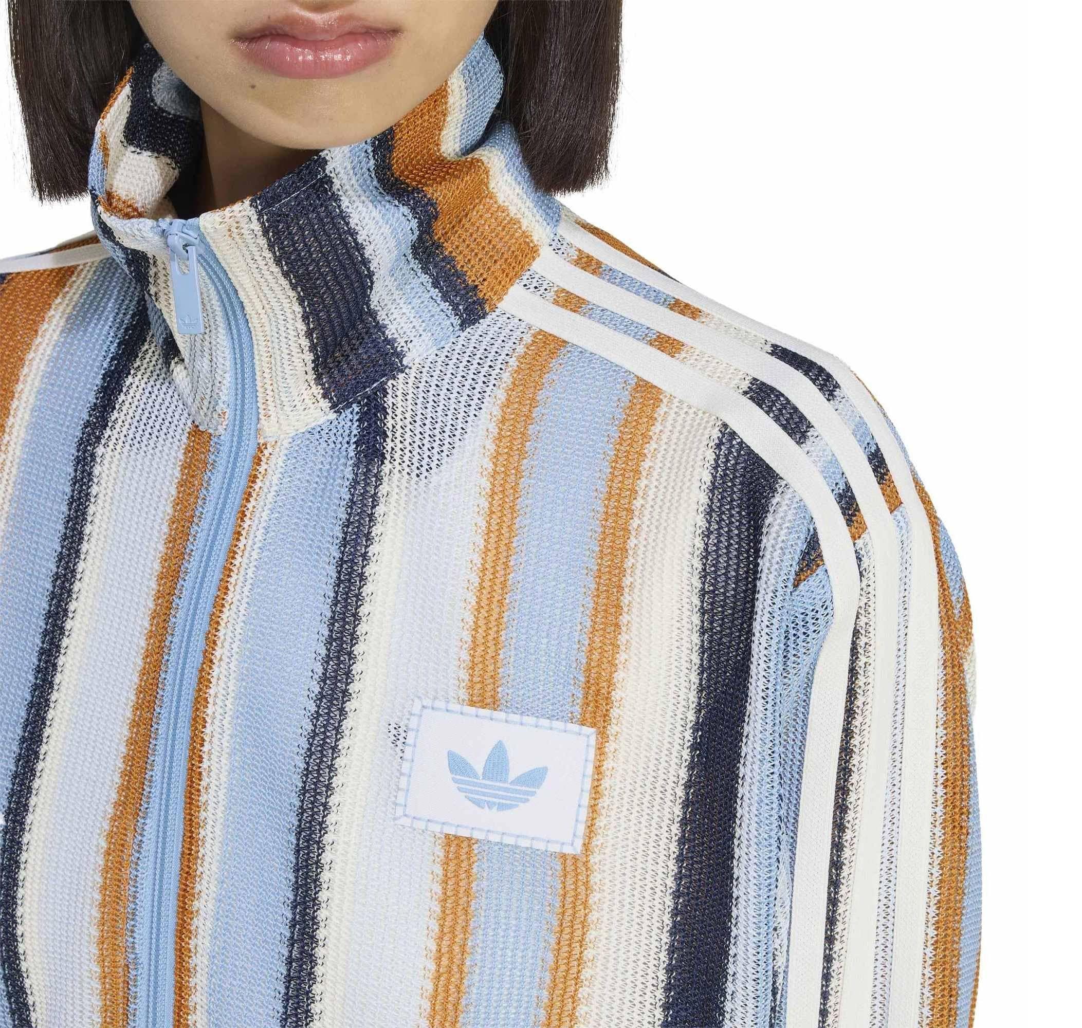 adidas adidas Knıt Fb Tt Kadın Ceket Açık Mavi - 4