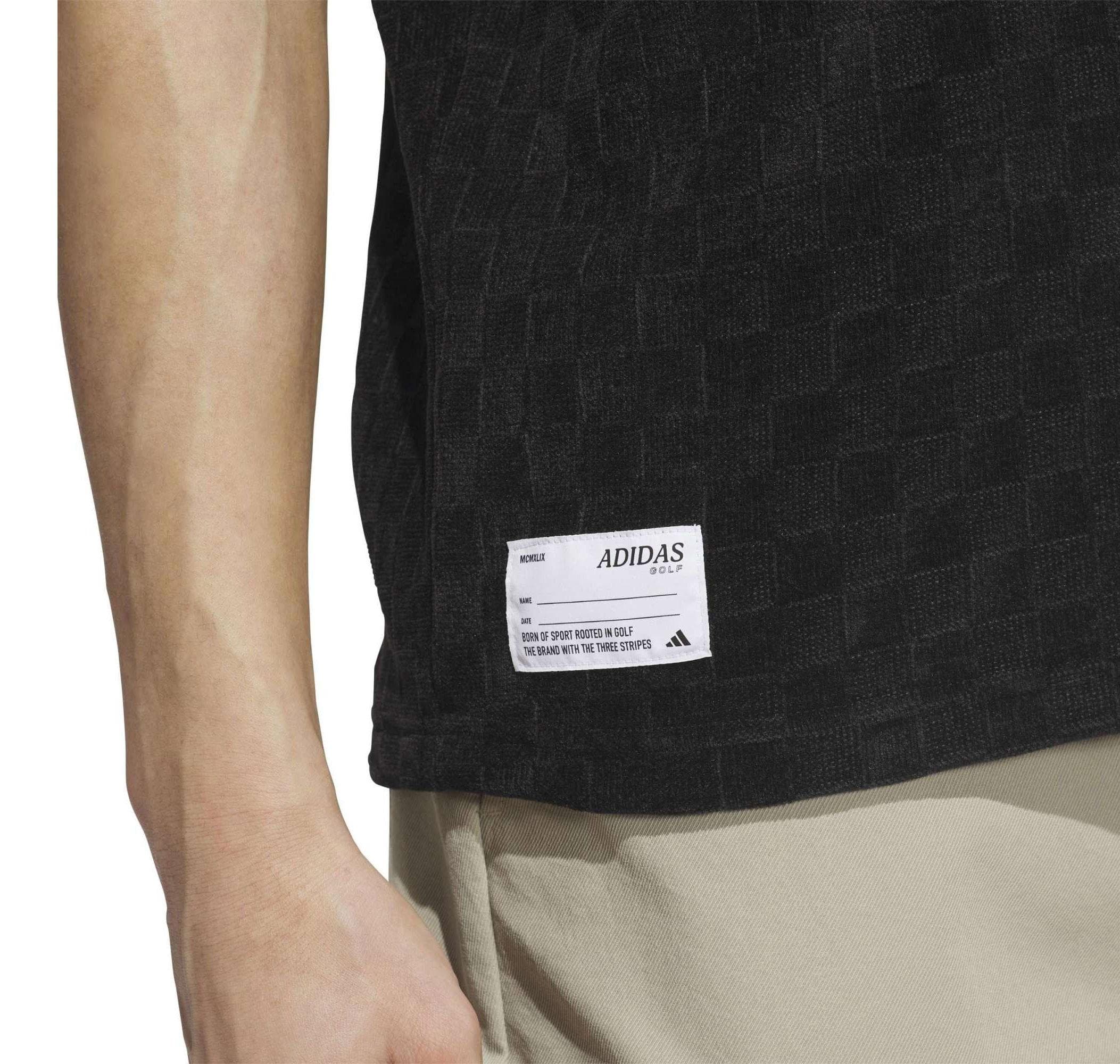 adidas adidas Knıt Ss Polo Erkek T-Shirt Siyah - 4