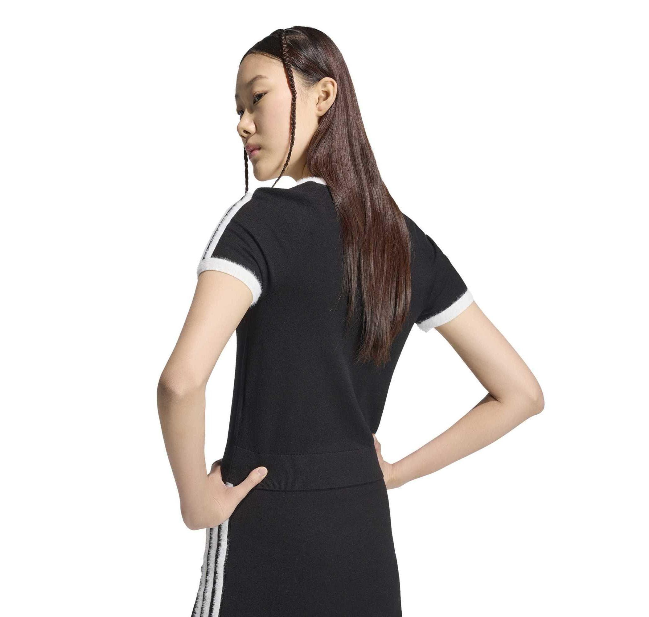 adidas adidas Knıt Tee Kadın T-Shirt Siyah - 2