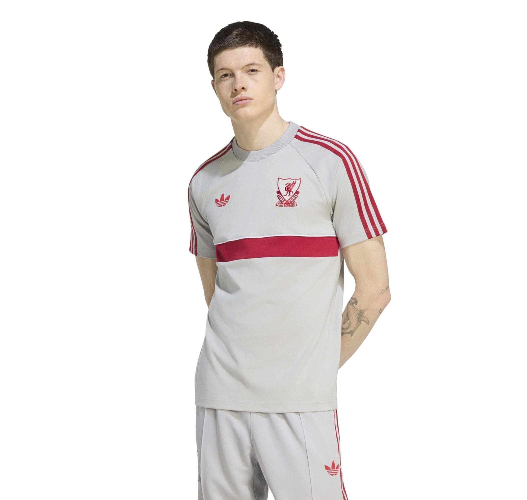 adidas adidas Lfc Og2 Tee Erkek T-Shirt Gri