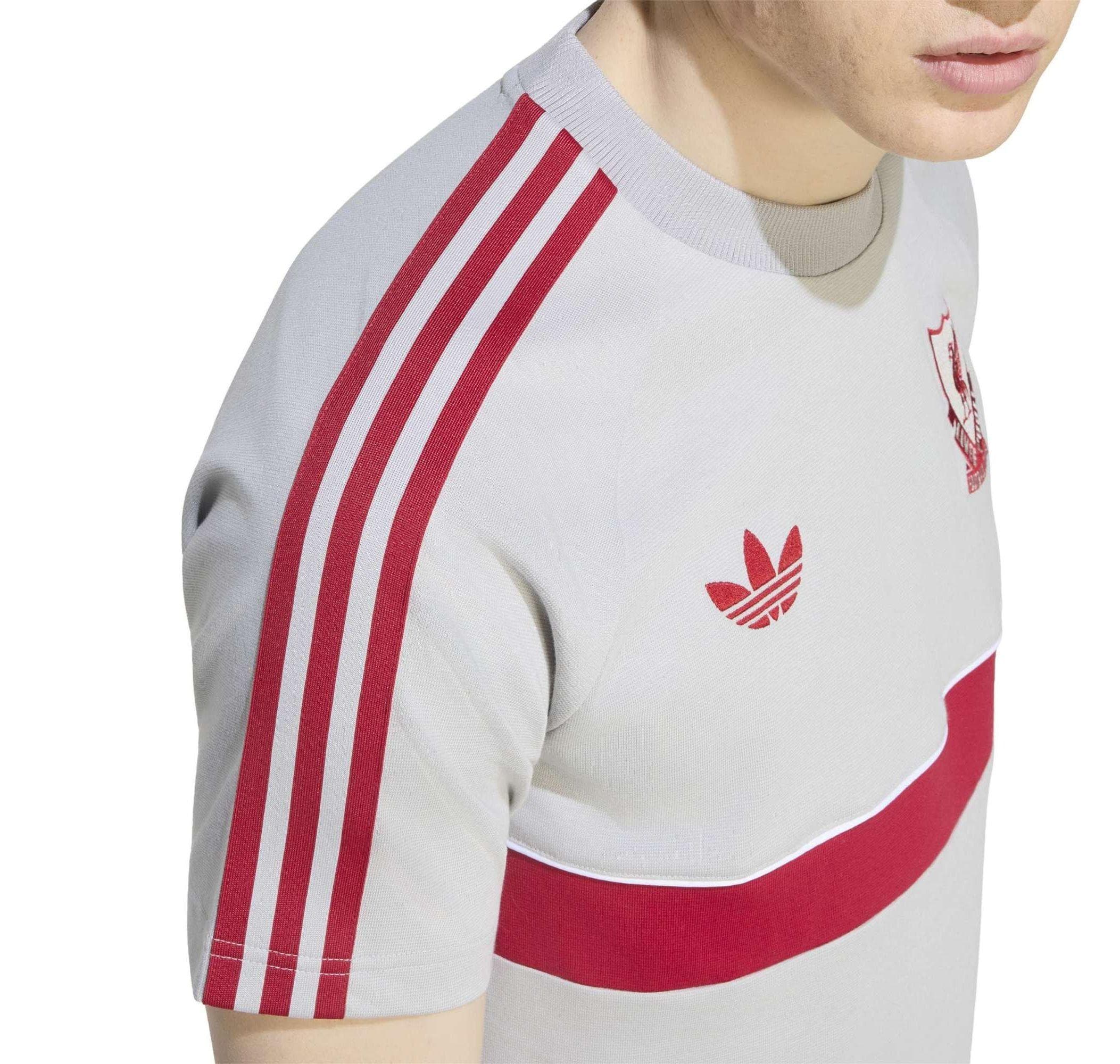 adidas adidas Lfc Og2 Tee Erkek T-Shirt Gri - 3