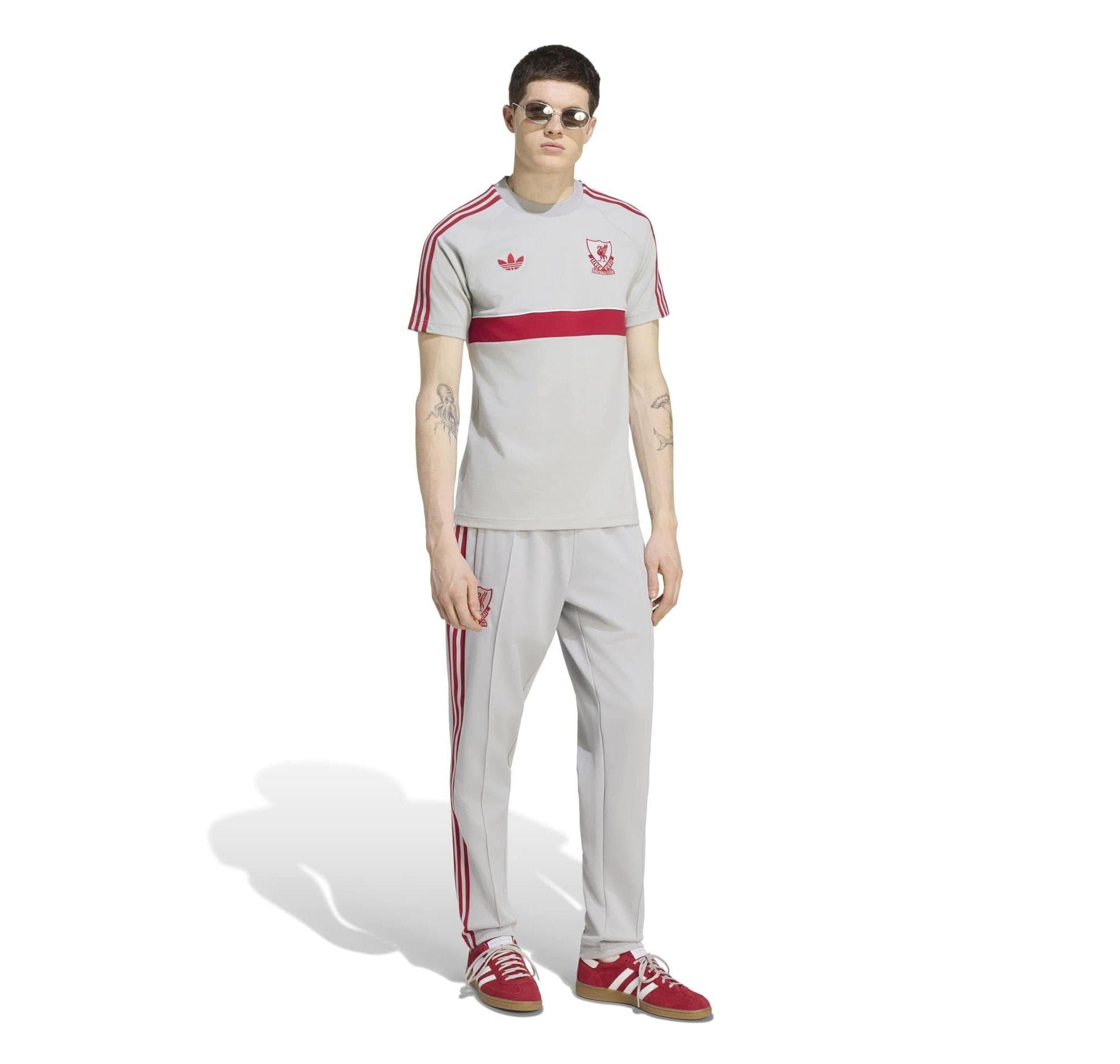 adidas adidas Lfc Og2 Tee Erkek T-Shirt Gri - 5