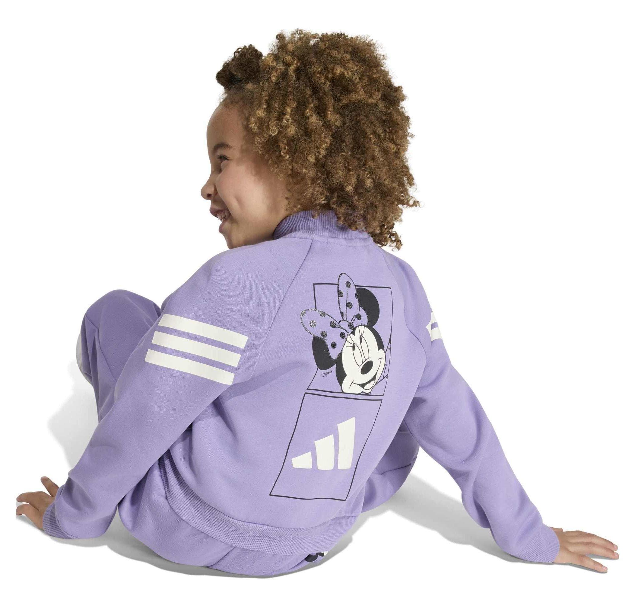adidas adidas Lg Dy Mı Tt Çocuk Ceket Mor - 4