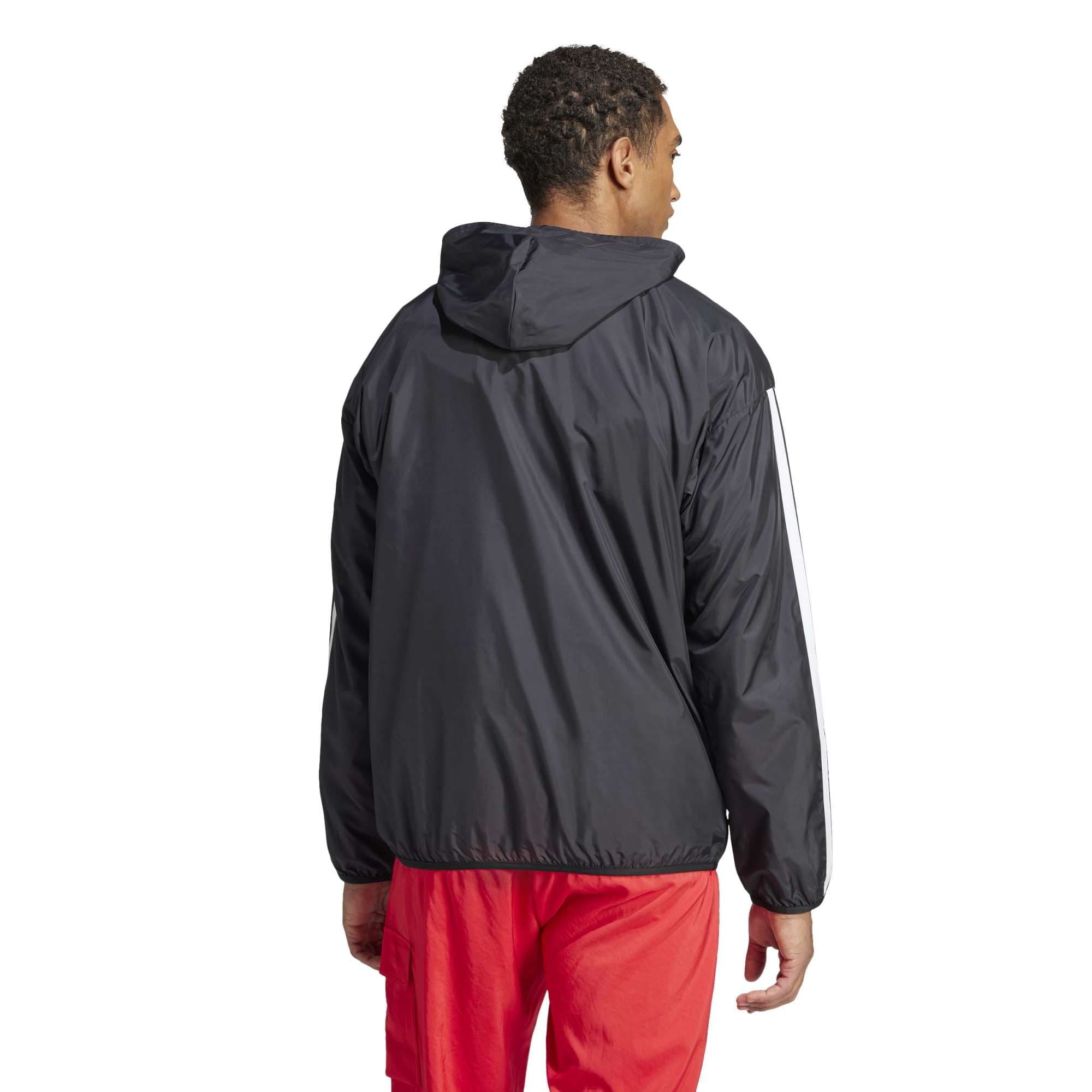 adidas M 3S Wb Erkek Yağmurluk-Rüzgarlık Siyah - 2