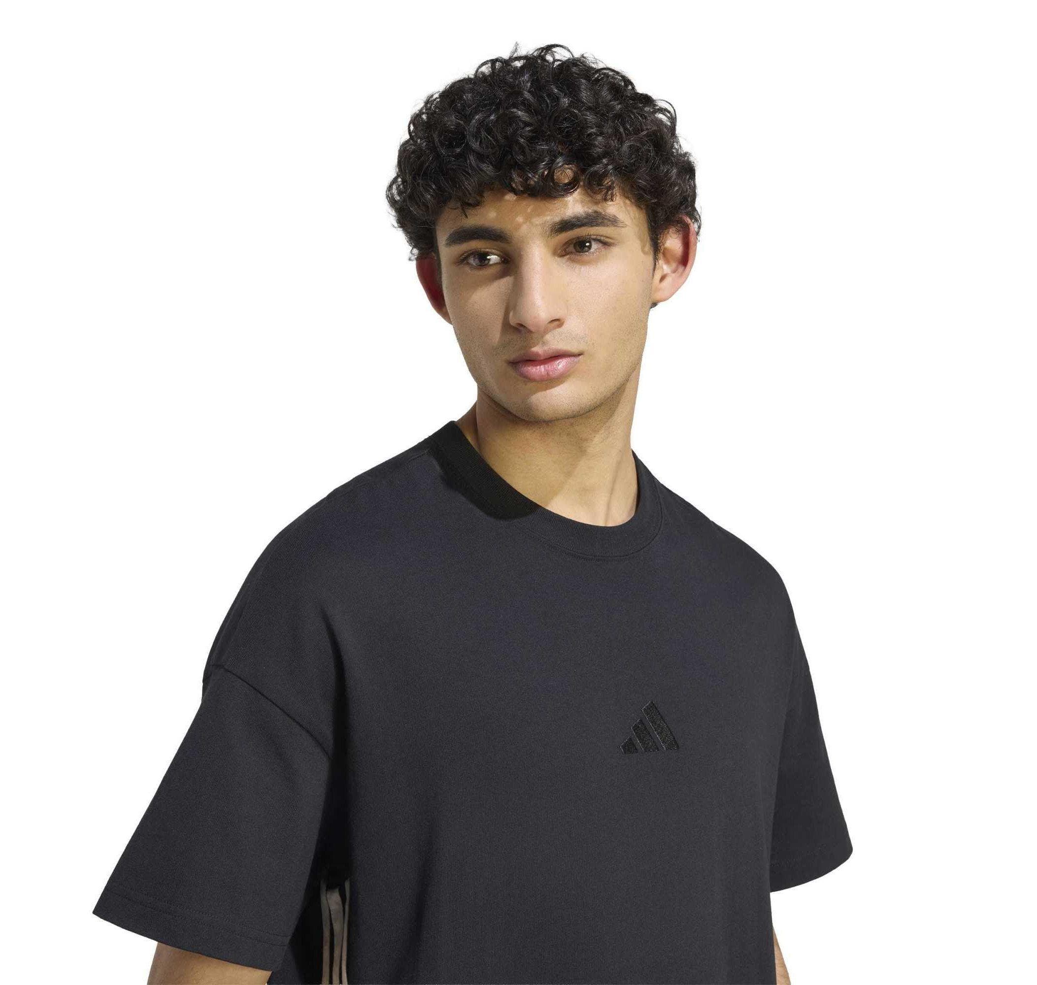 adidas adidas M Ak 3S Tee Lo Erkek T-Shirt Siyah - 4