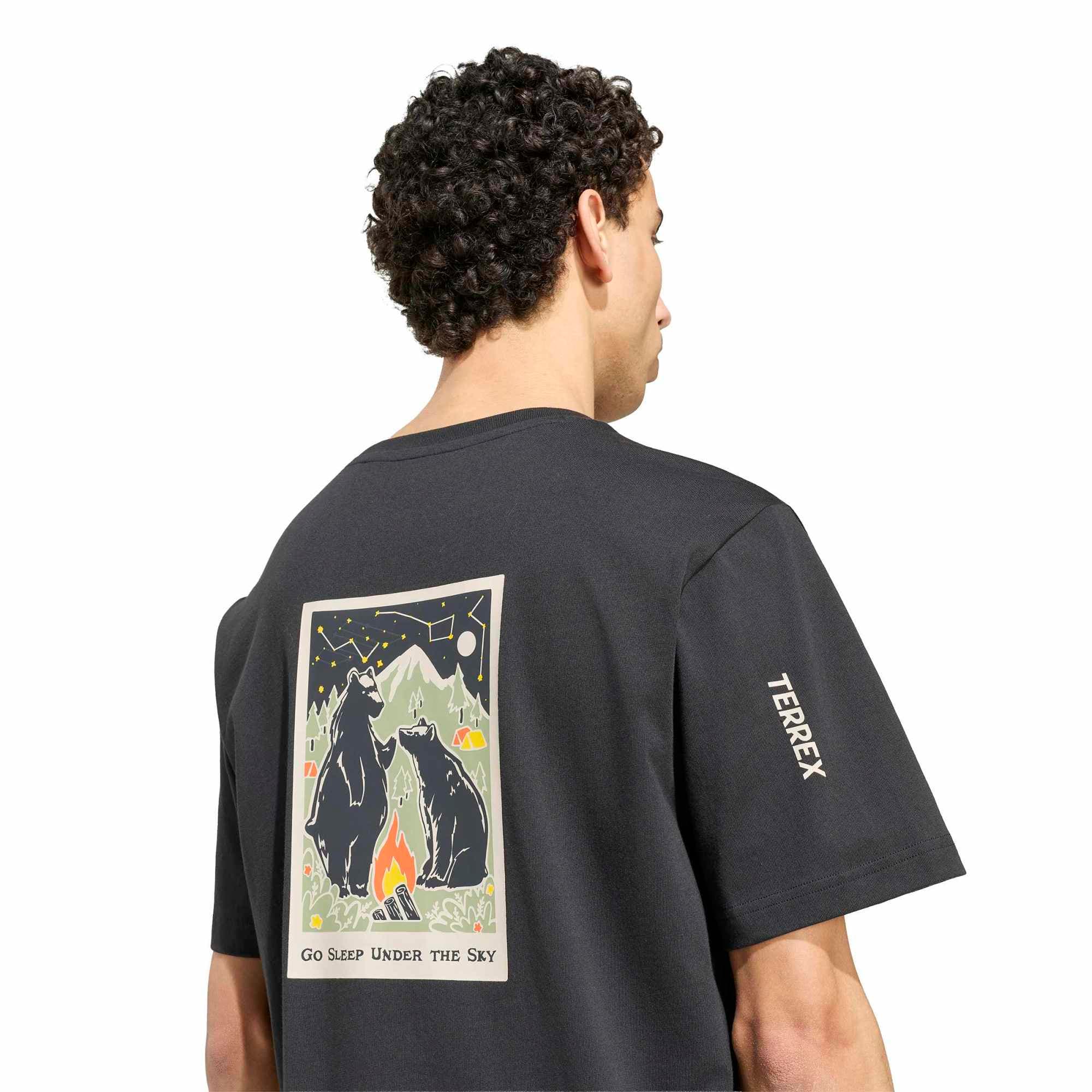 adidas adidas M Camper G T Erkek T-Shirt Siyah - 3