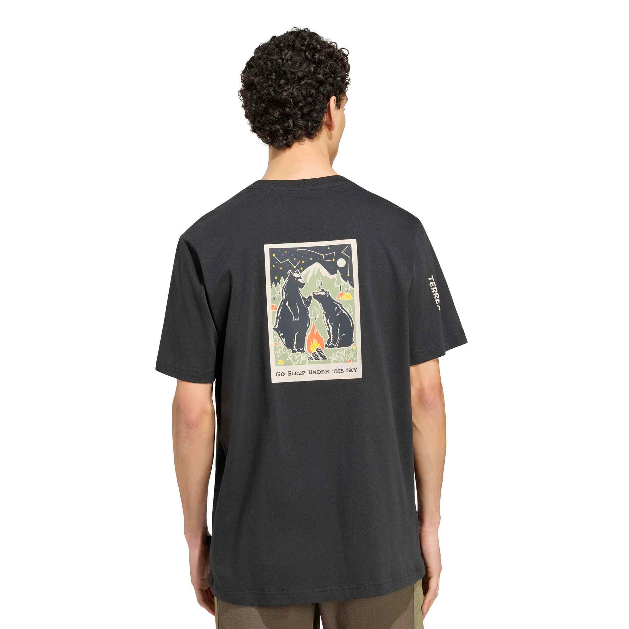 adidas adidas M Camper G T Erkek T-Shirt Siyah - 5