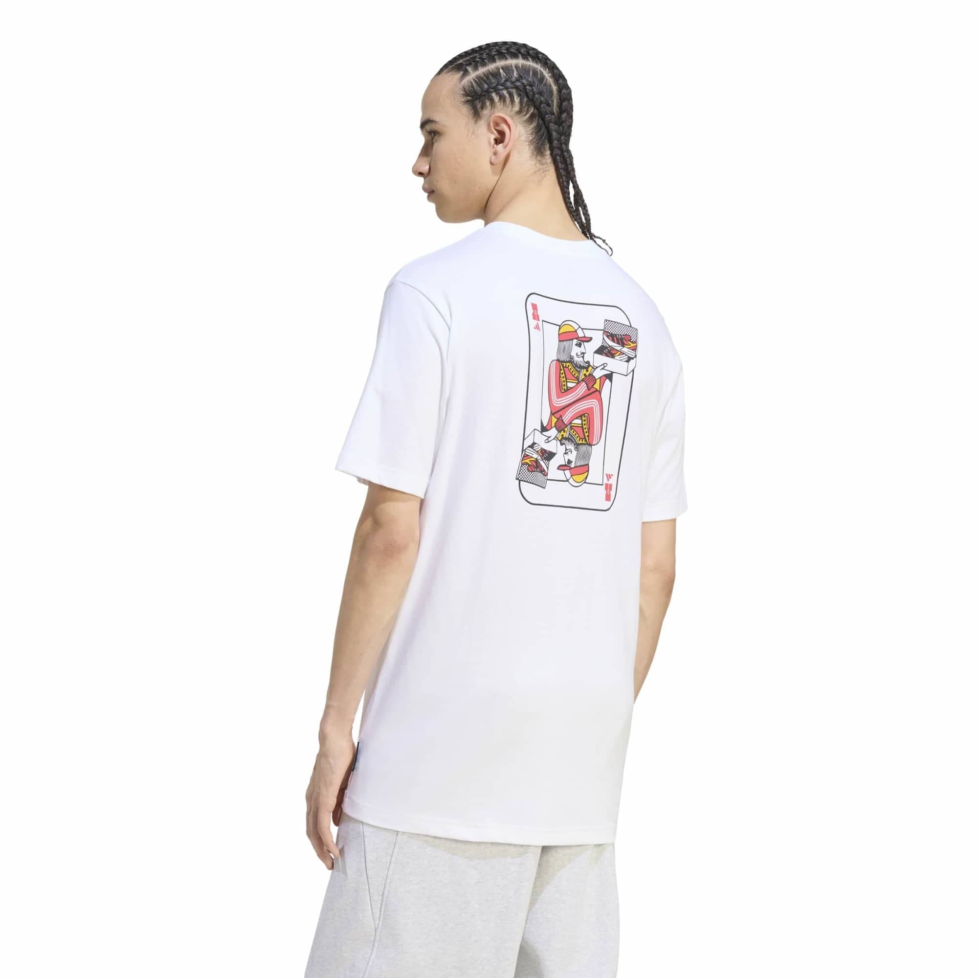 adidas adidas M Nov Card T Erkek T-Shirt Beyaz - 2