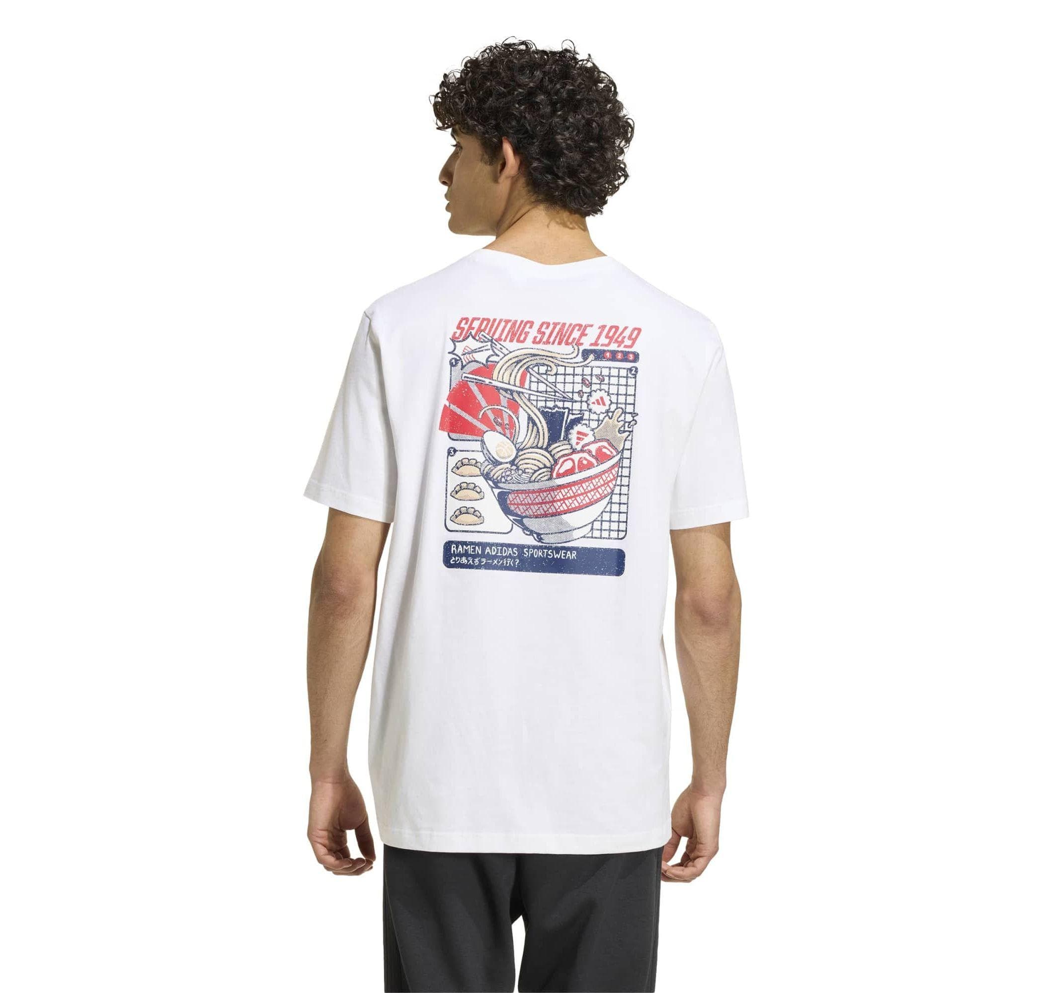 adidas adidas M Ramen T Erkek T-Shirt Beyaz - 2