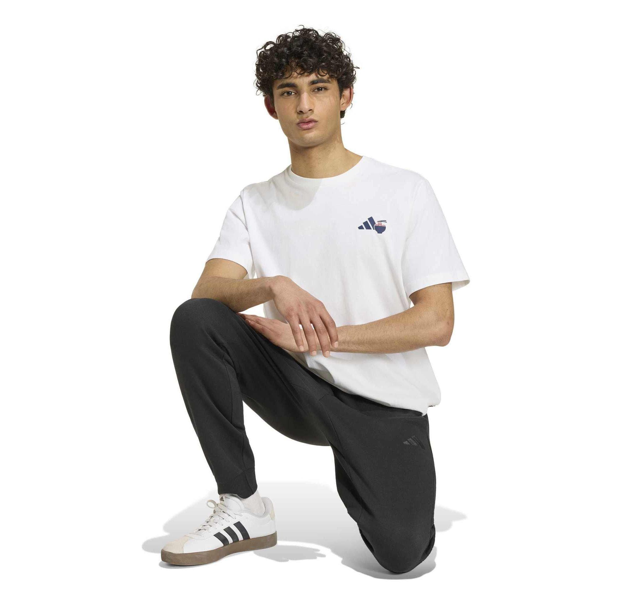 adidas adidas M Ramen T Erkek T-Shirt Beyaz - 5