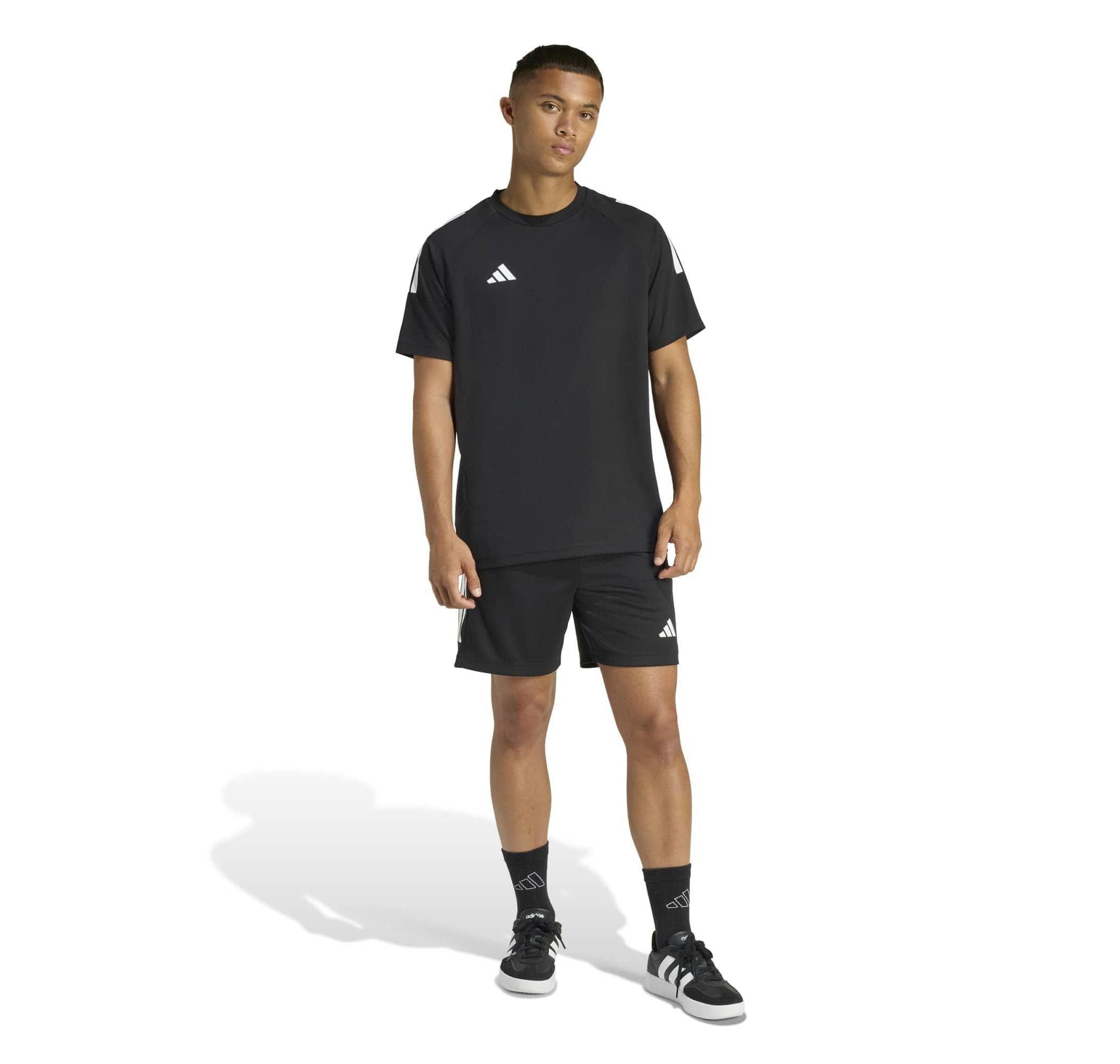 adidas adidas M Sereno 3S T Erkek T-Shirt Siyah - 5