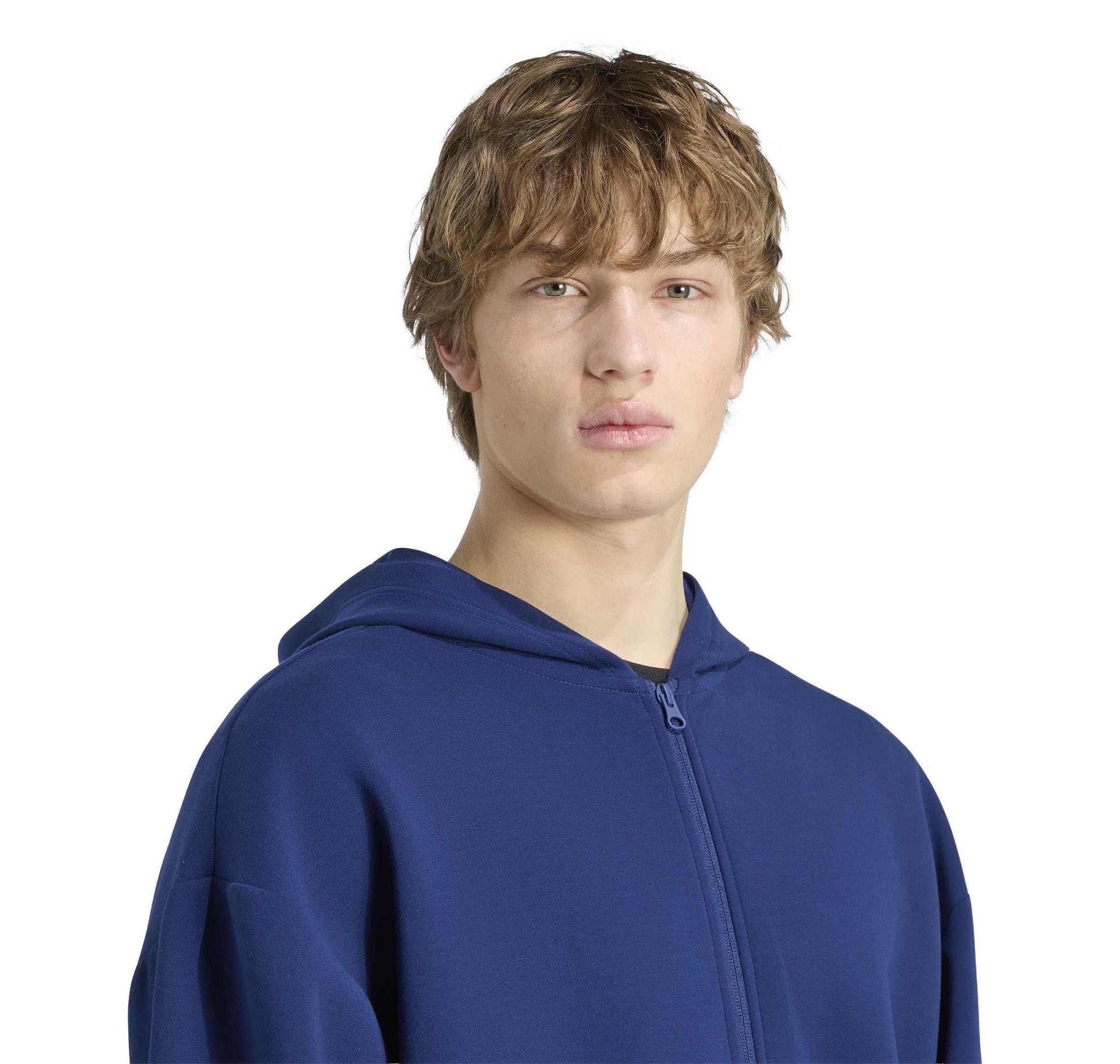 adidas adidas M Sl Fz Hd Erkek Ceket Lacivert - 3