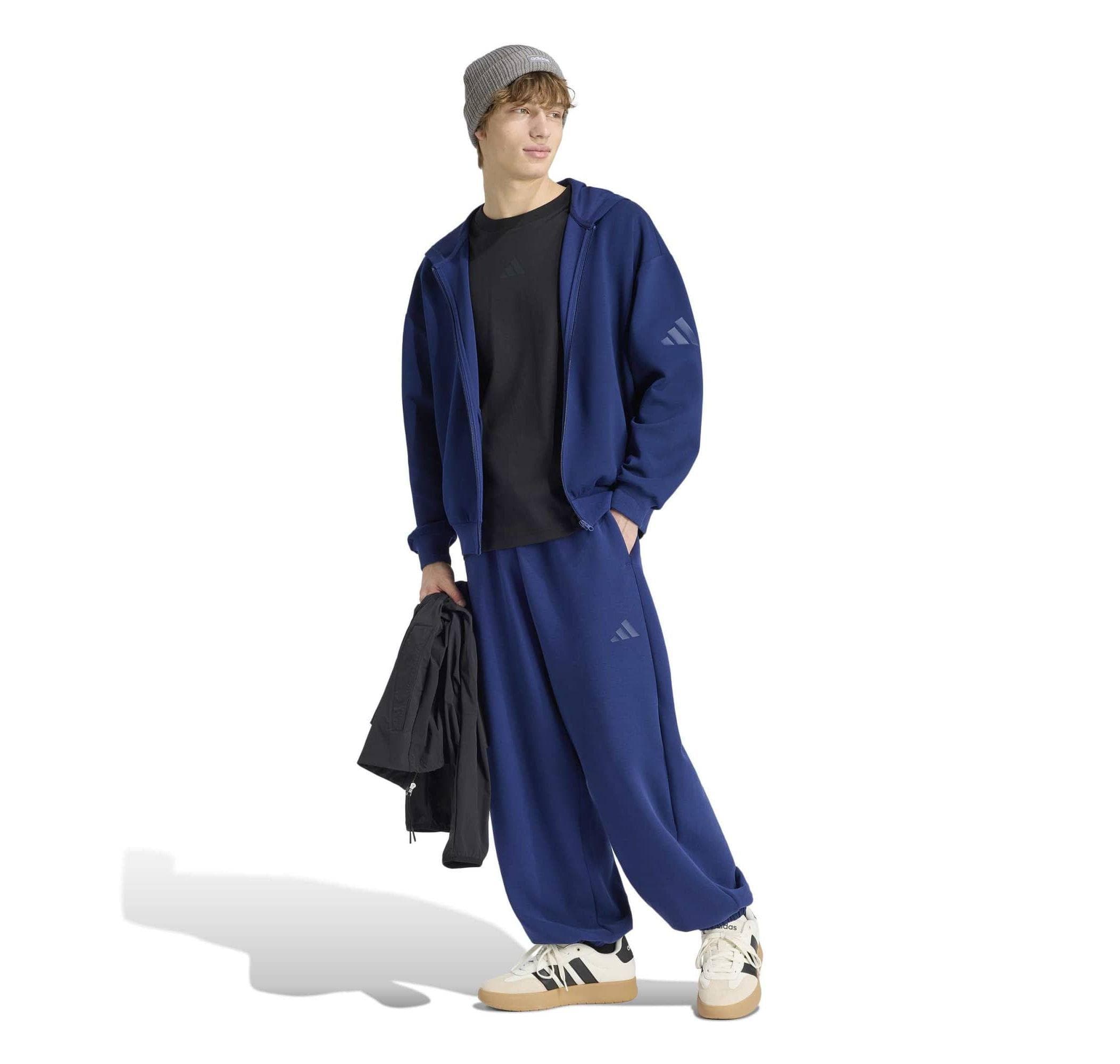 adidas adidas M Sl Fz Hd Erkek Ceket Lacivert - 5